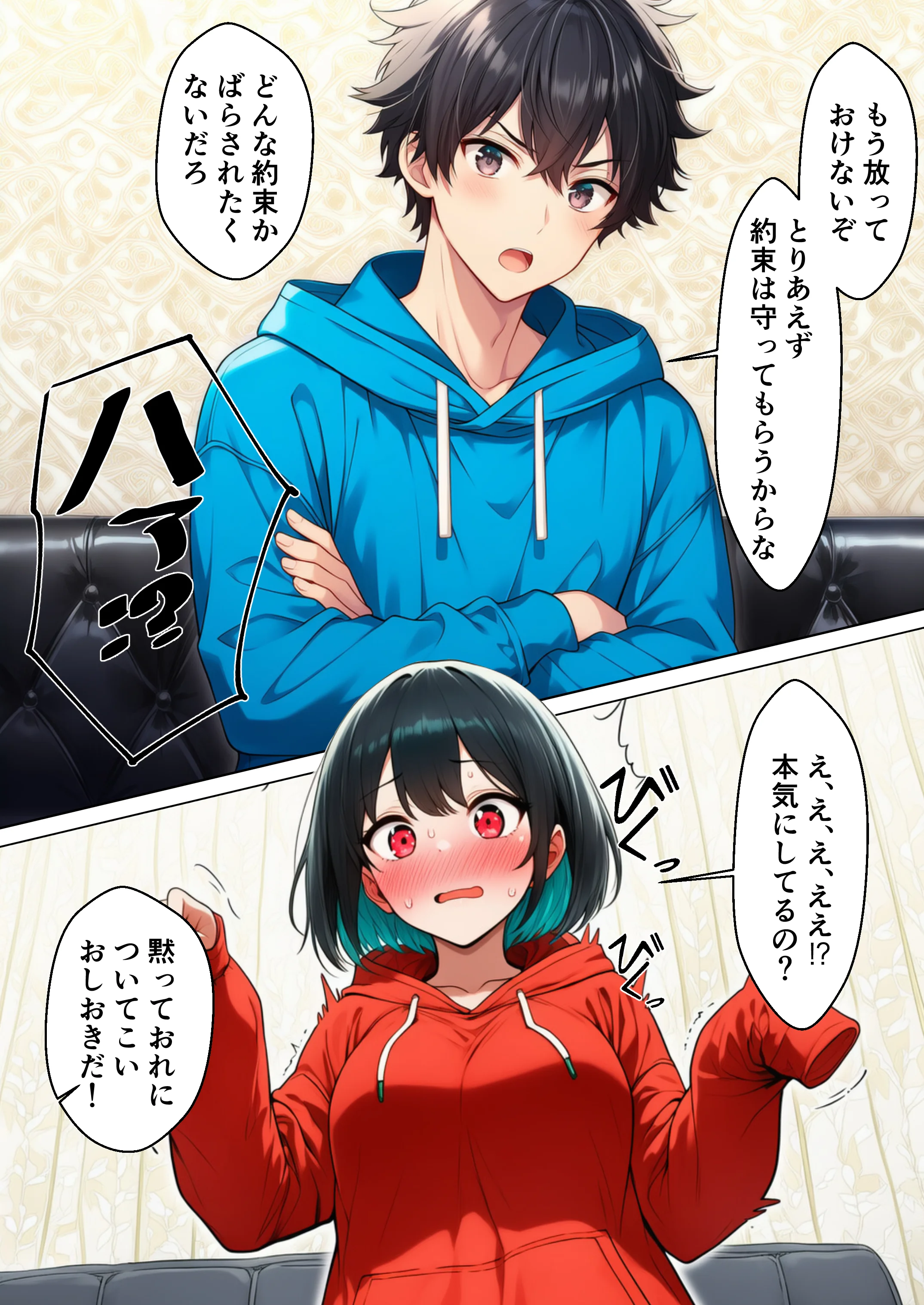 オンラインゲームのオフ会に行ったら妹がいて中出しセックスした 処女・巨乳・ツンデレ サンプル18ページ目（絵師たか）