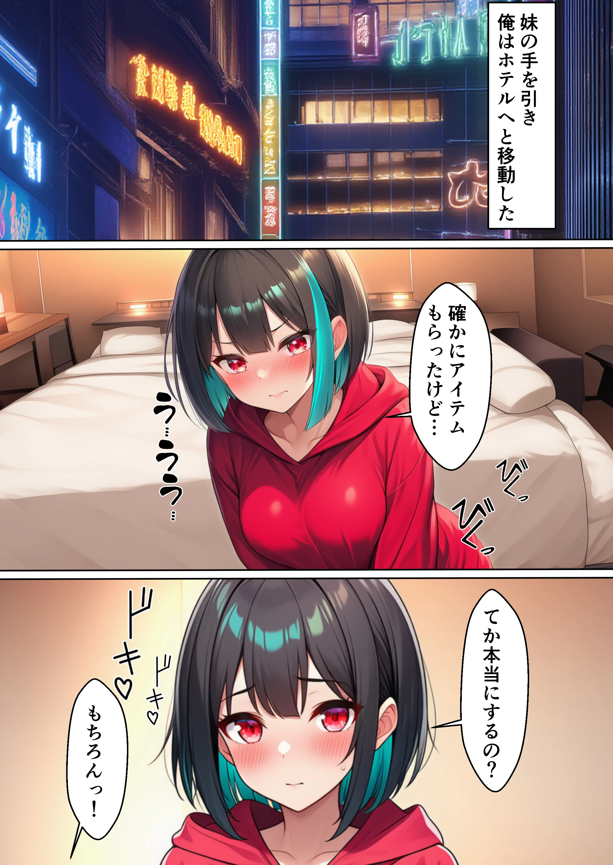 オンラインゲームのオフ会に行ったら妹がいて中出しセックスした 処女・巨乳・ツンデレ サンプル19ページ目（絵師たか）