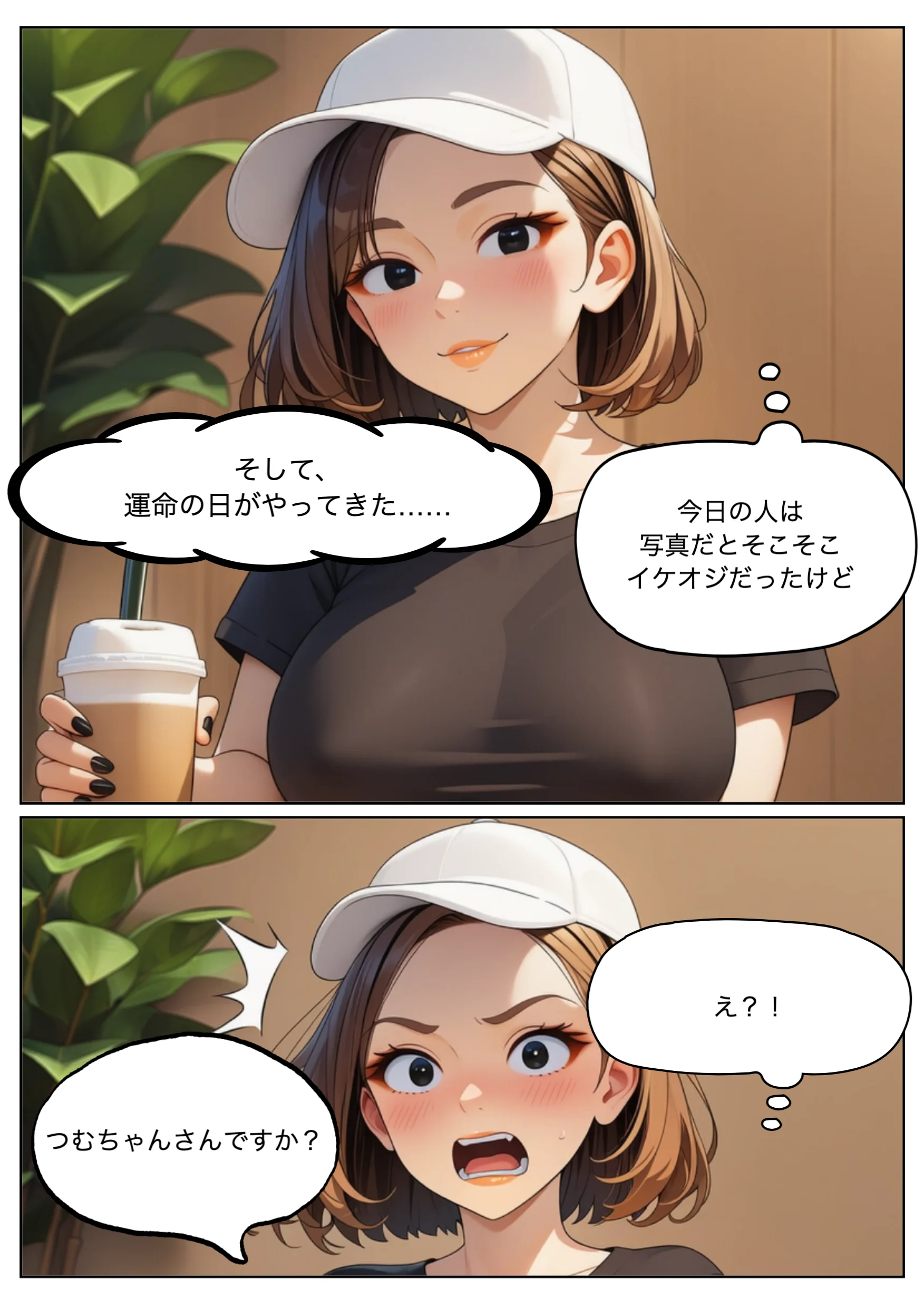 パパ活女子・中谷紬（24）がキモおじのデカチンに沼るまでの話。 ギャル・巨乳・アナル サンプル5ページ目（れっさーぱんだ。）