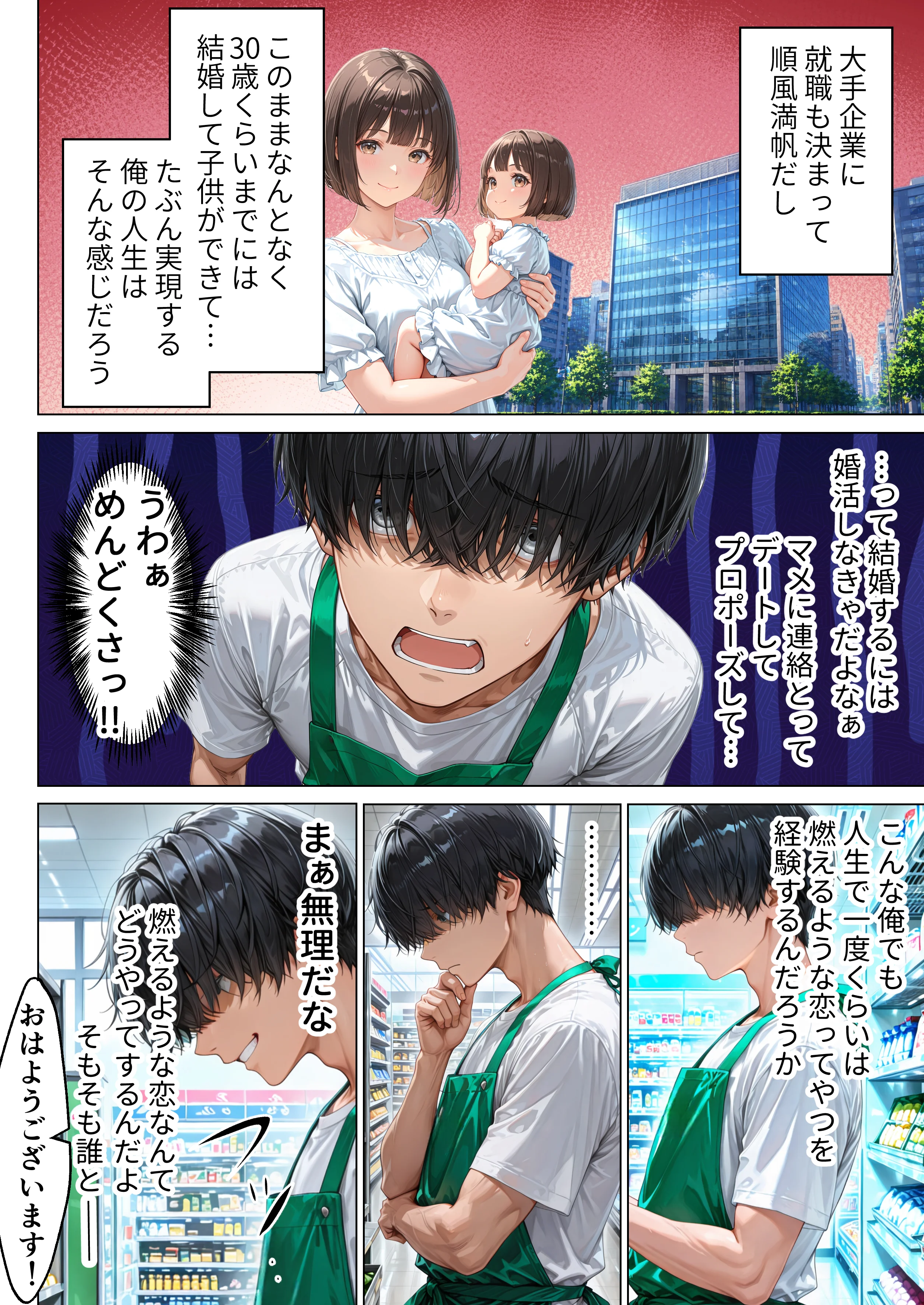 バ先の人妻と流れでシただけだったのに中出し懇願本気セックスに発展してしまった話 熟女・人妻・主婦・巨乳 サンプル2ページ目（りんごパイ）