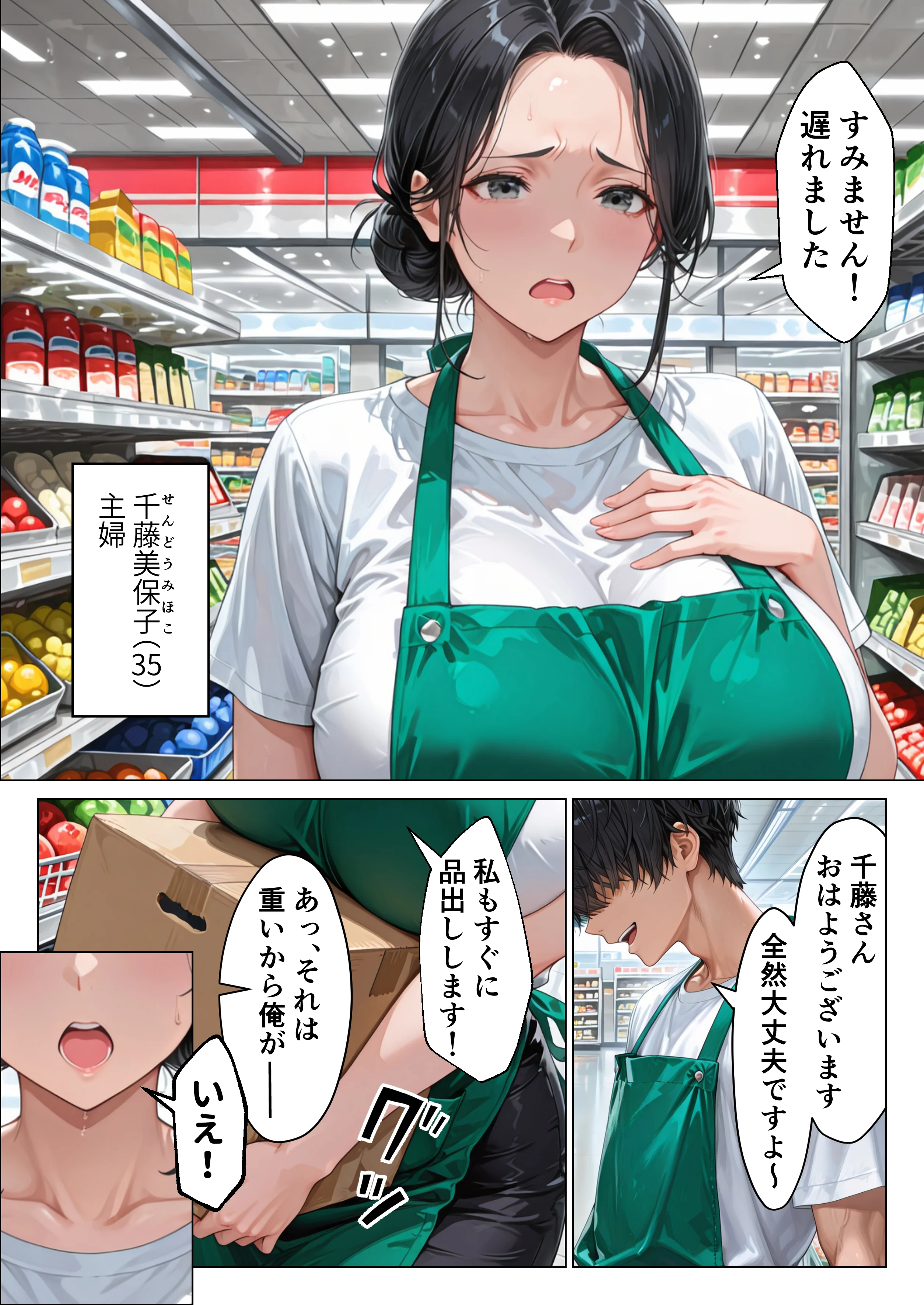 バ先の人妻と流れでシただけだったのに中出し懇願本気セックスに発展してしまった話 熟女・人妻・主婦・巨乳 サンプル3ページ目（りんごパイ）