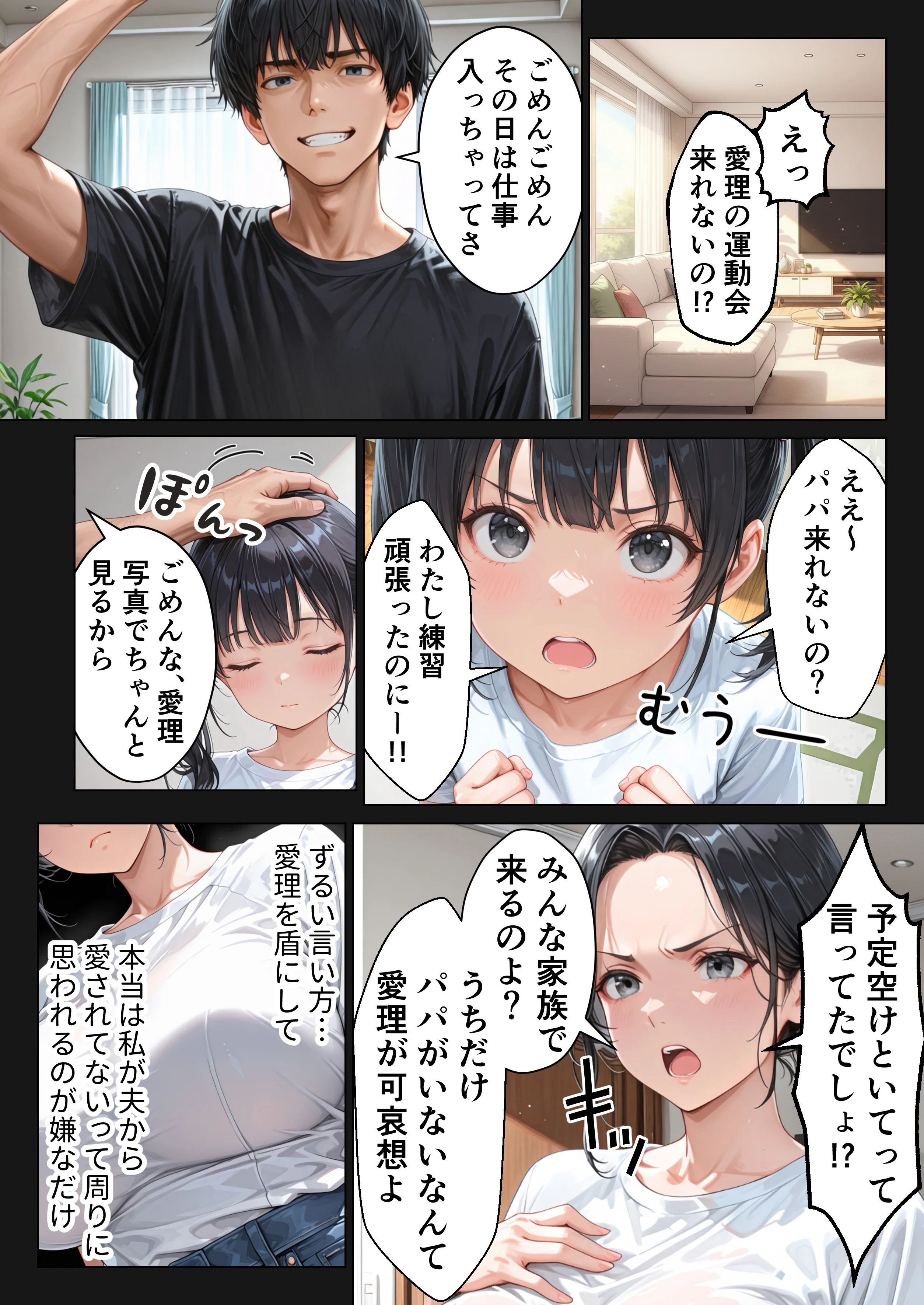 バ先の人妻と流れでシただけだったのに中出し懇願本気セックスに発展してしまった話 熟女・人妻・主婦・巨乳 サンプル8ページ目（りんごパイ）