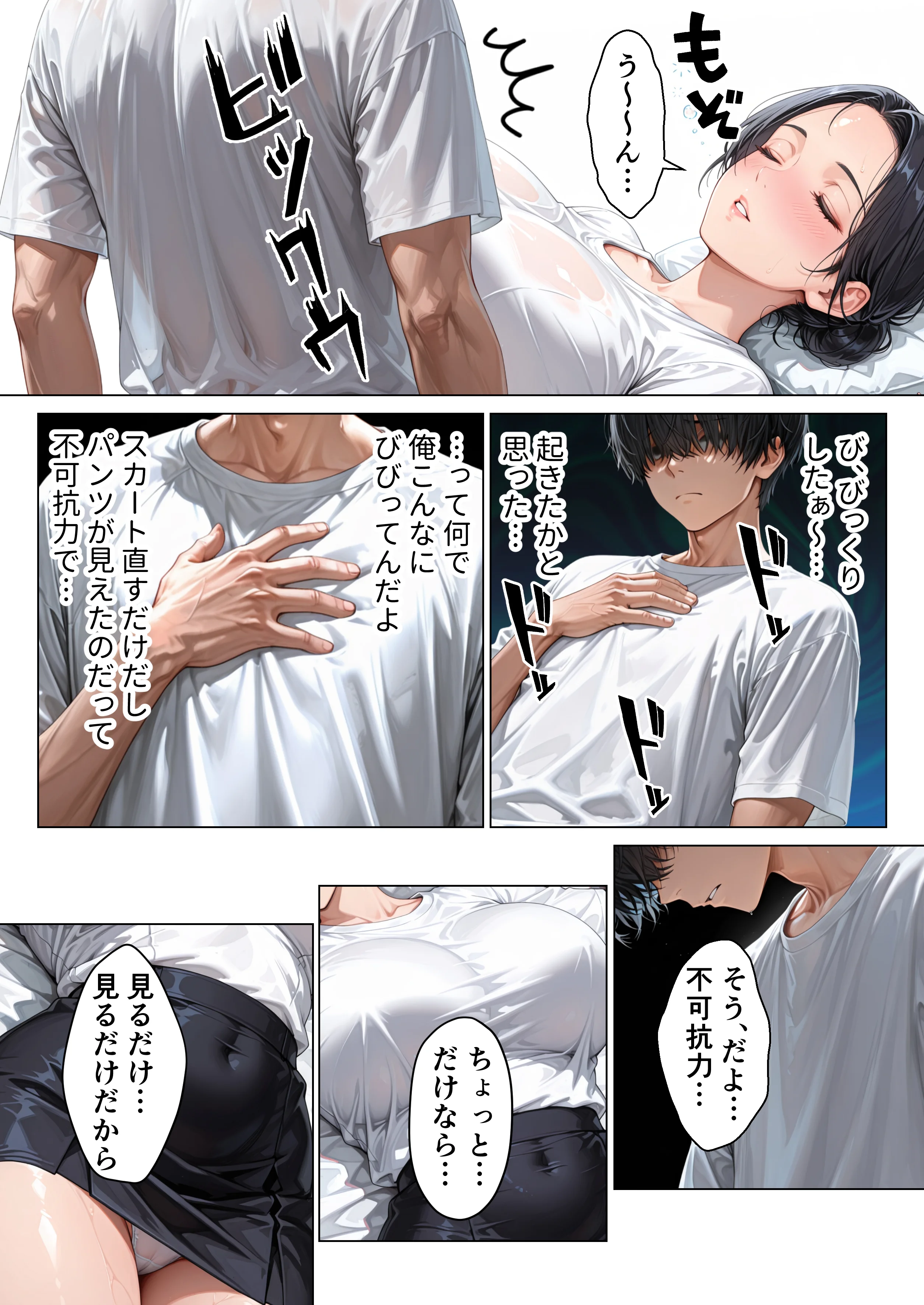 バ先の人妻と流れでシただけだったのに中出し懇願本気セックスに発展してしまった話 熟女・人妻・主婦・巨乳 サンプル21ページ目（りんごパイ）