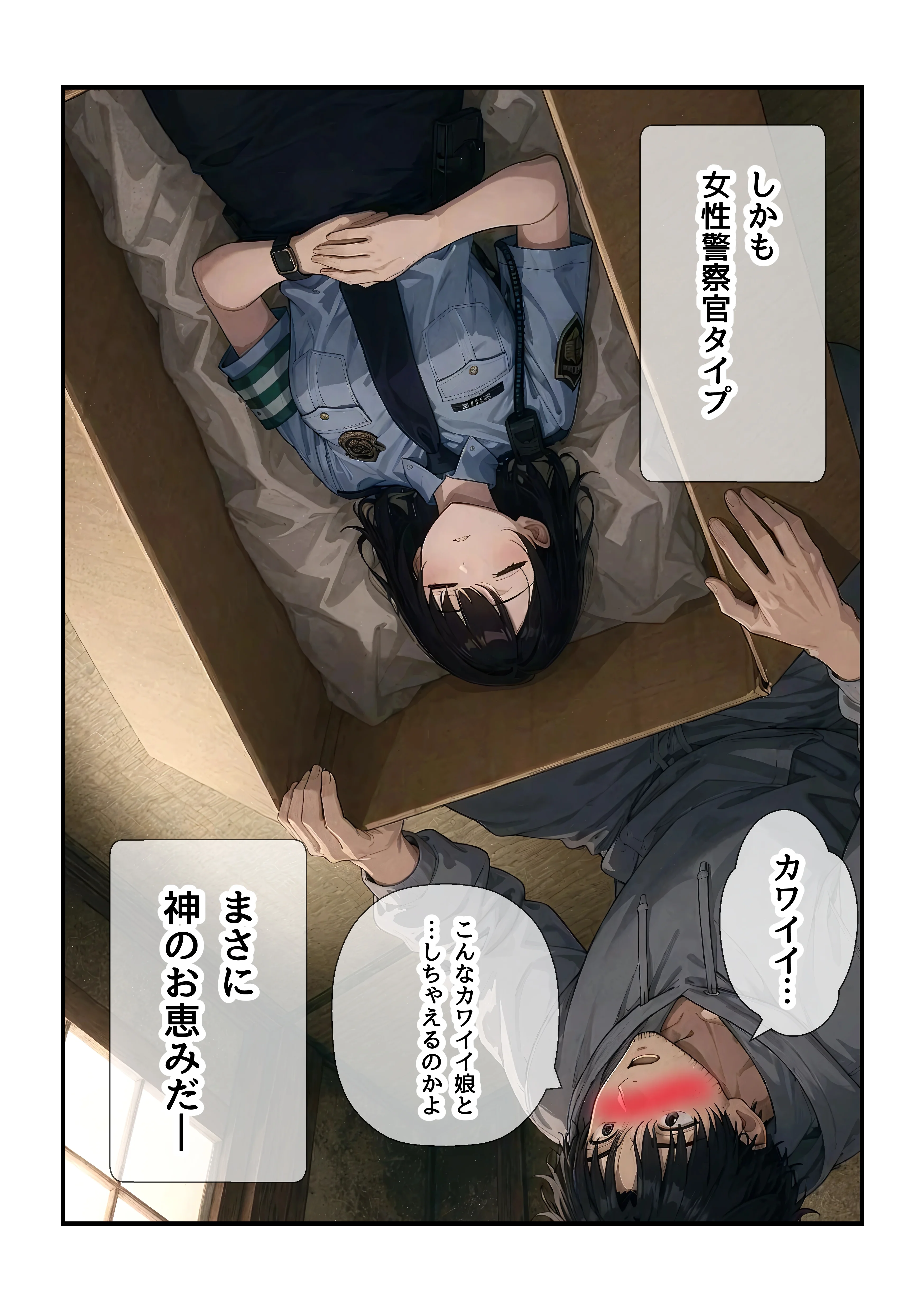 逮捕されても搾精ドールの女性警官に種付けするまで終わらない 制服・処女・巨乳 サンプル5ページ目（うるわし校房）