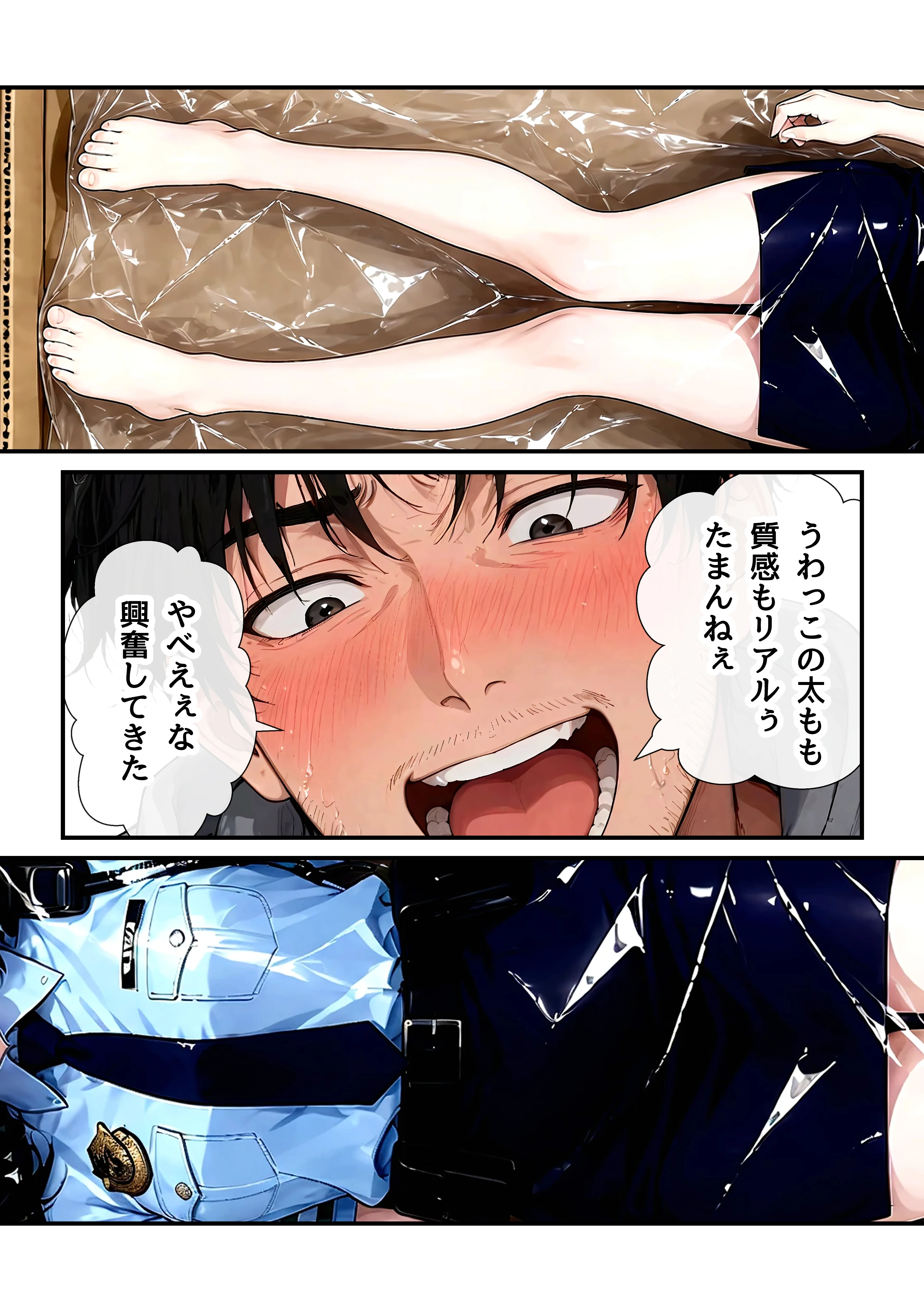 逮捕されても搾精ドールの女性警官に種付けするまで終わらない 制服・処女・巨乳 サンプル6ページ目（うるわし校房）