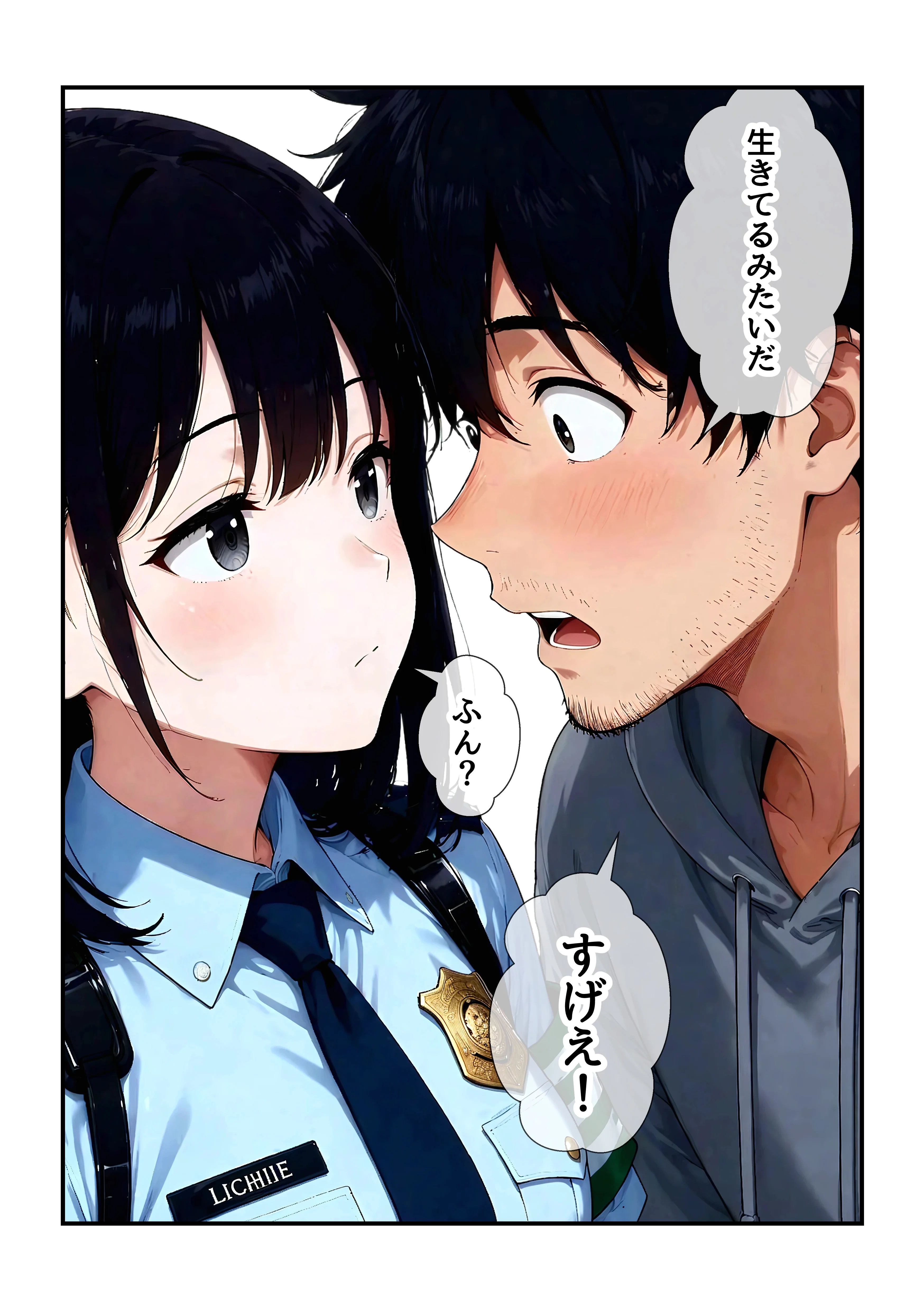 逮捕されても搾精ドールの女性警官に種付けするまで終わらない 制服・処女・巨乳 サンプル9ページ目（うるわし校房）