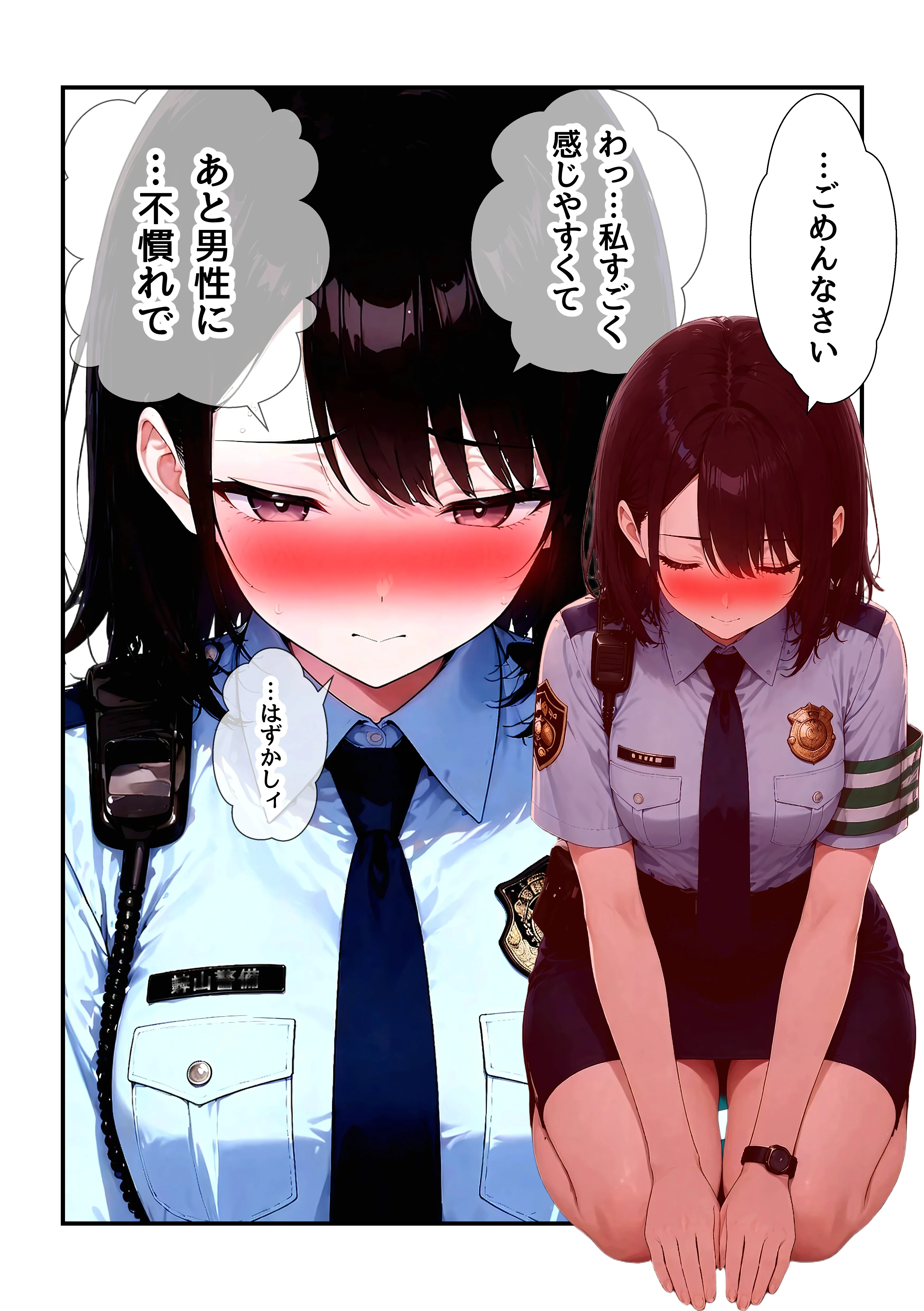 逮捕されても搾精ドールの女性警官に種付けするまで終わらない 制服・処女・巨乳 サンプル14ページ目（うるわし校房）