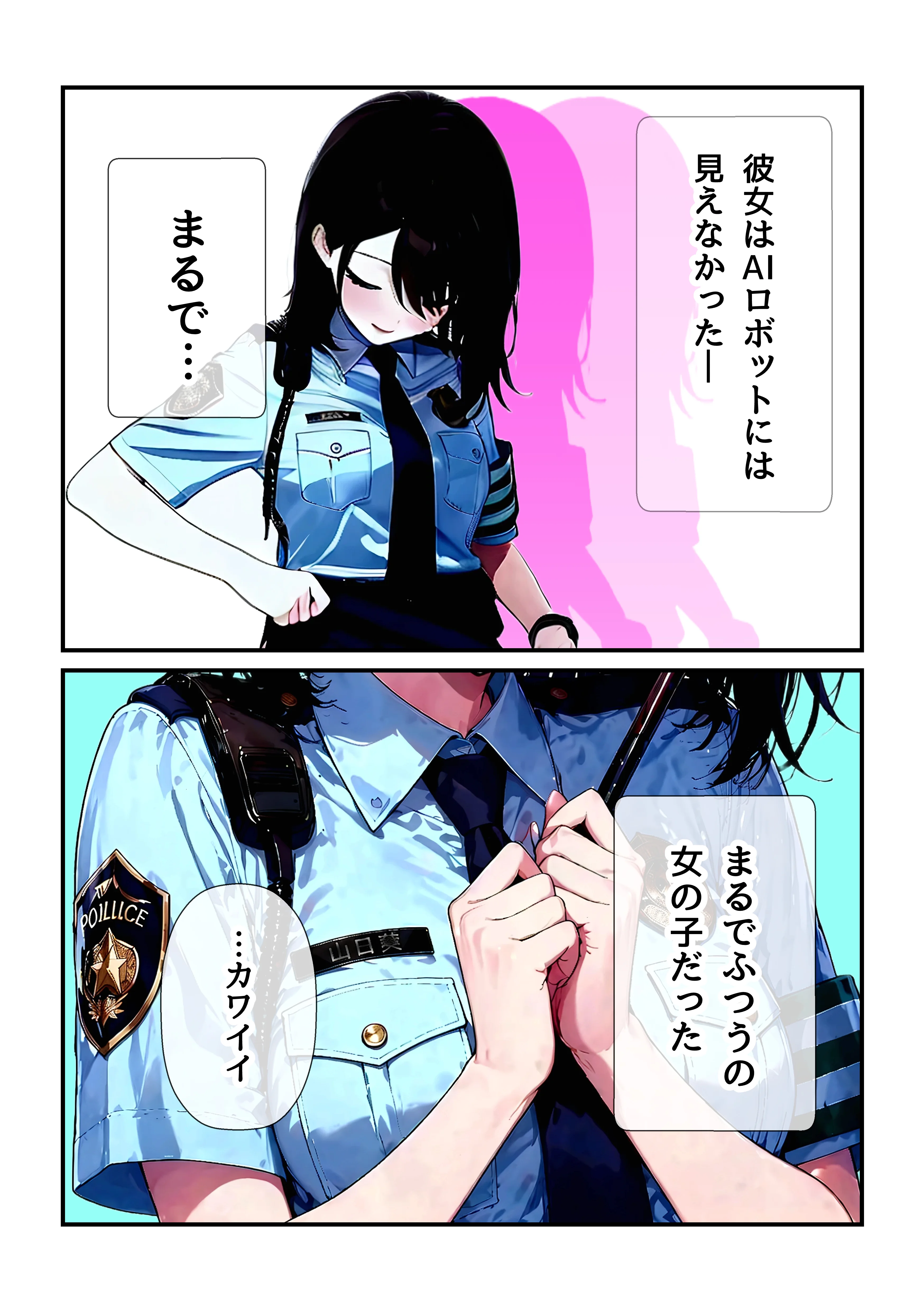 逮捕されても搾精ドールの女性警官に種付けするまで終わらない 制服・処女・巨乳 サンプル15ページ目（うるわし校房）