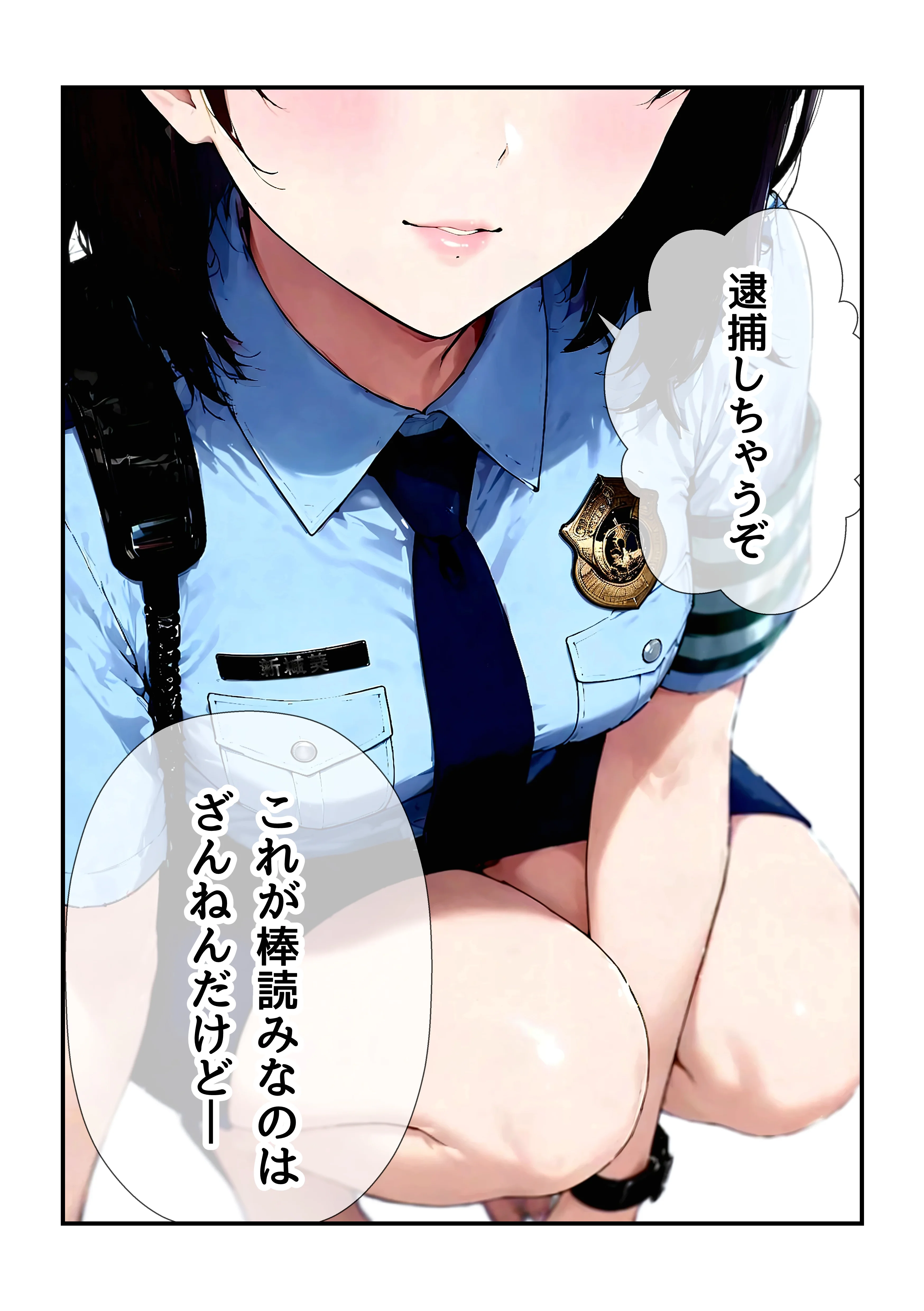 逮捕されても搾精ドールの女性警官に種付けするまで終わらない 制服・処女・巨乳 サンプル21ページ目（うるわし校房）