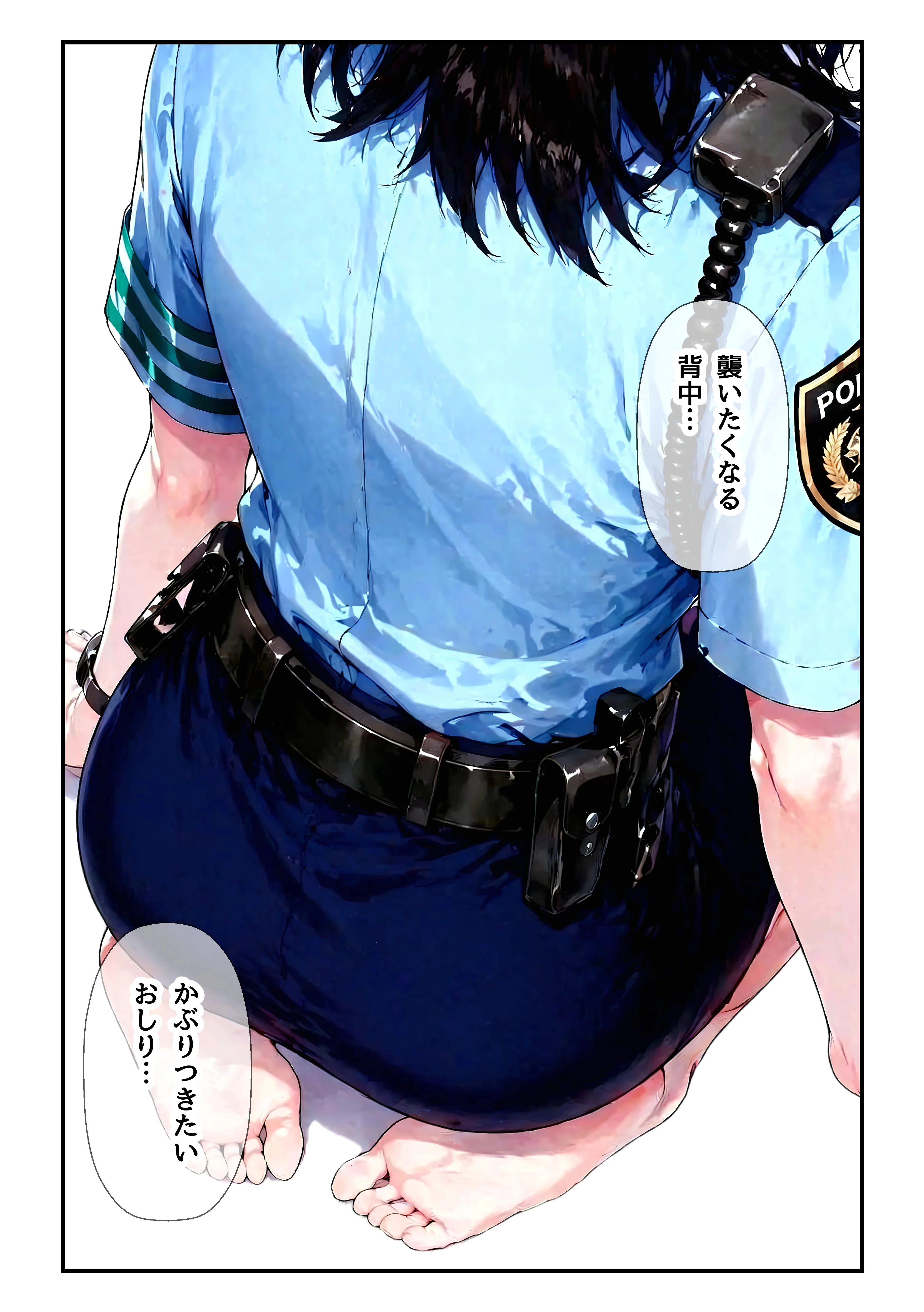 逮捕されても搾精ドールの女性警官に種付けするまで終わらない 制服・処女・巨乳 サンプル29ページ目（うるわし校房）