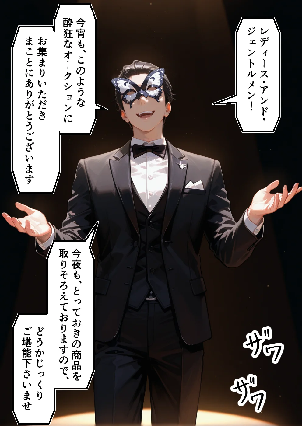 トラ◯ルま◯こをブチ犯せ！！性奴◯孕ませオークション 寝取り・寝取られ・NTR・中出し・フェラ サンプル1ページ目（合意不成立ログ）