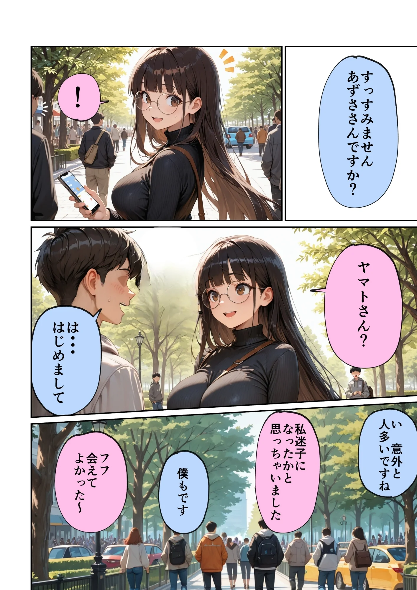 マチアプで紳士ムーブからの健全解放した清楚巨乳（24）がなぜか今ヤリチン上司の部屋にいるらしい 巨乳・寝取り・寝取られ・NTR・フェラ サンプル3ページ目（ルミナ）