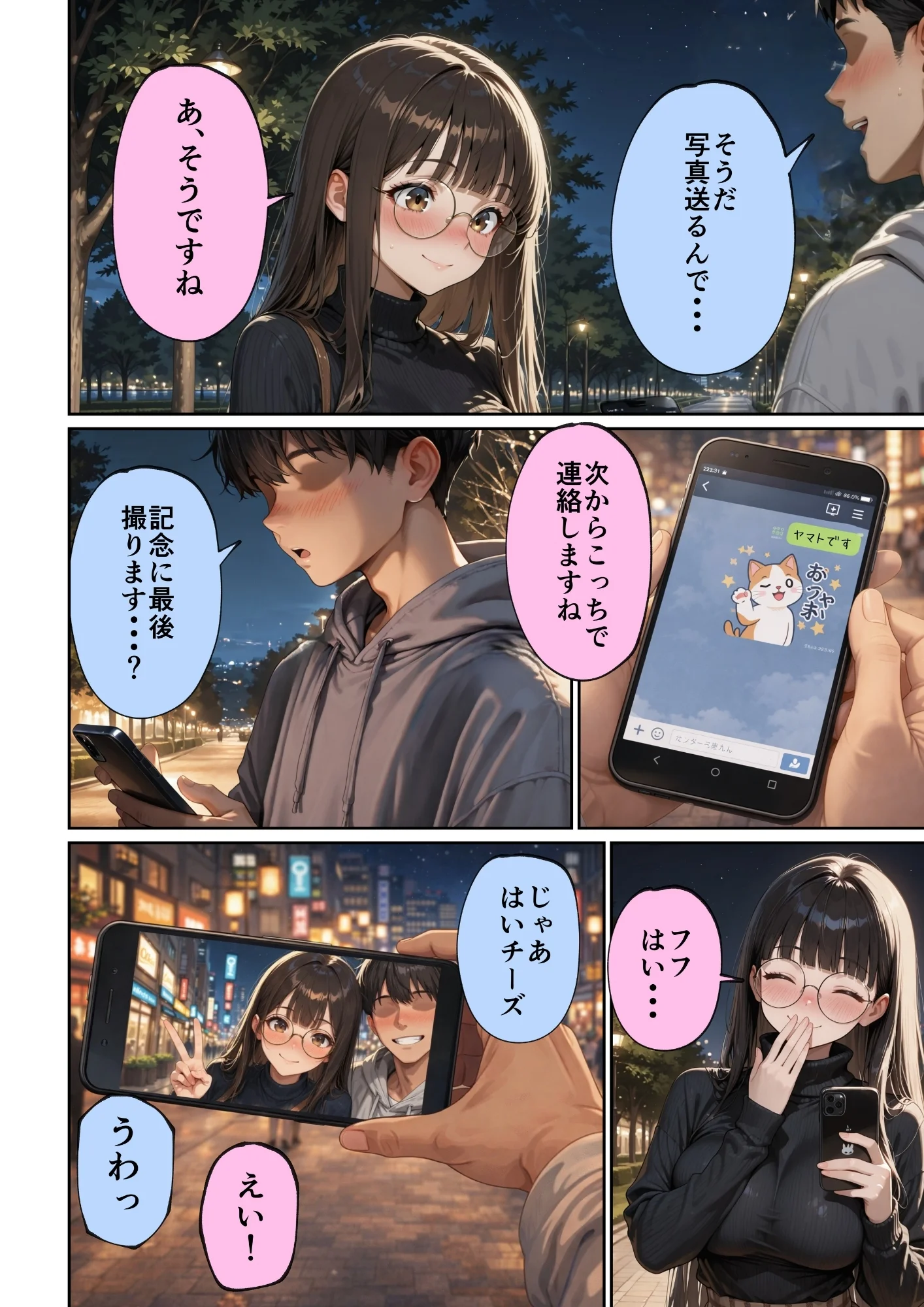 マチアプで紳士ムーブからの健全解放した清楚巨乳（24）がなぜか今ヤリチン上司の部屋にいるらしい 巨乳・寝取り・寝取られ・NTR・フェラ サンプル7ページ目（ルミナ）