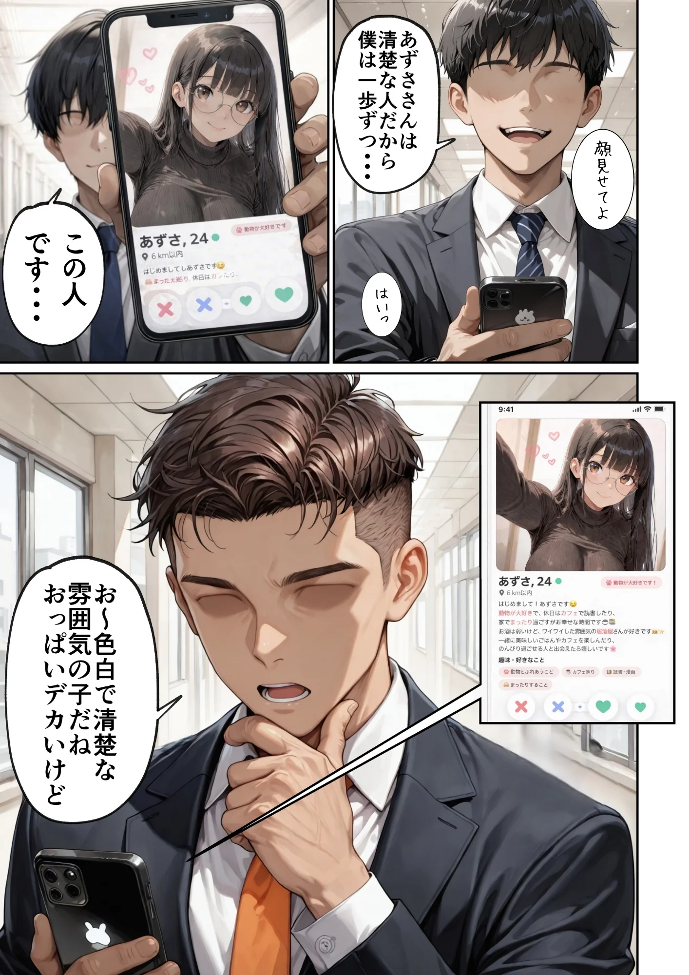 マチアプで紳士ムーブからの健全解放した清楚巨乳（24）がなぜか今ヤリチン上司の部屋にいるらしい 巨乳・寝取り・寝取られ・NTR・フェラ サンプル10ページ目（ルミナ）