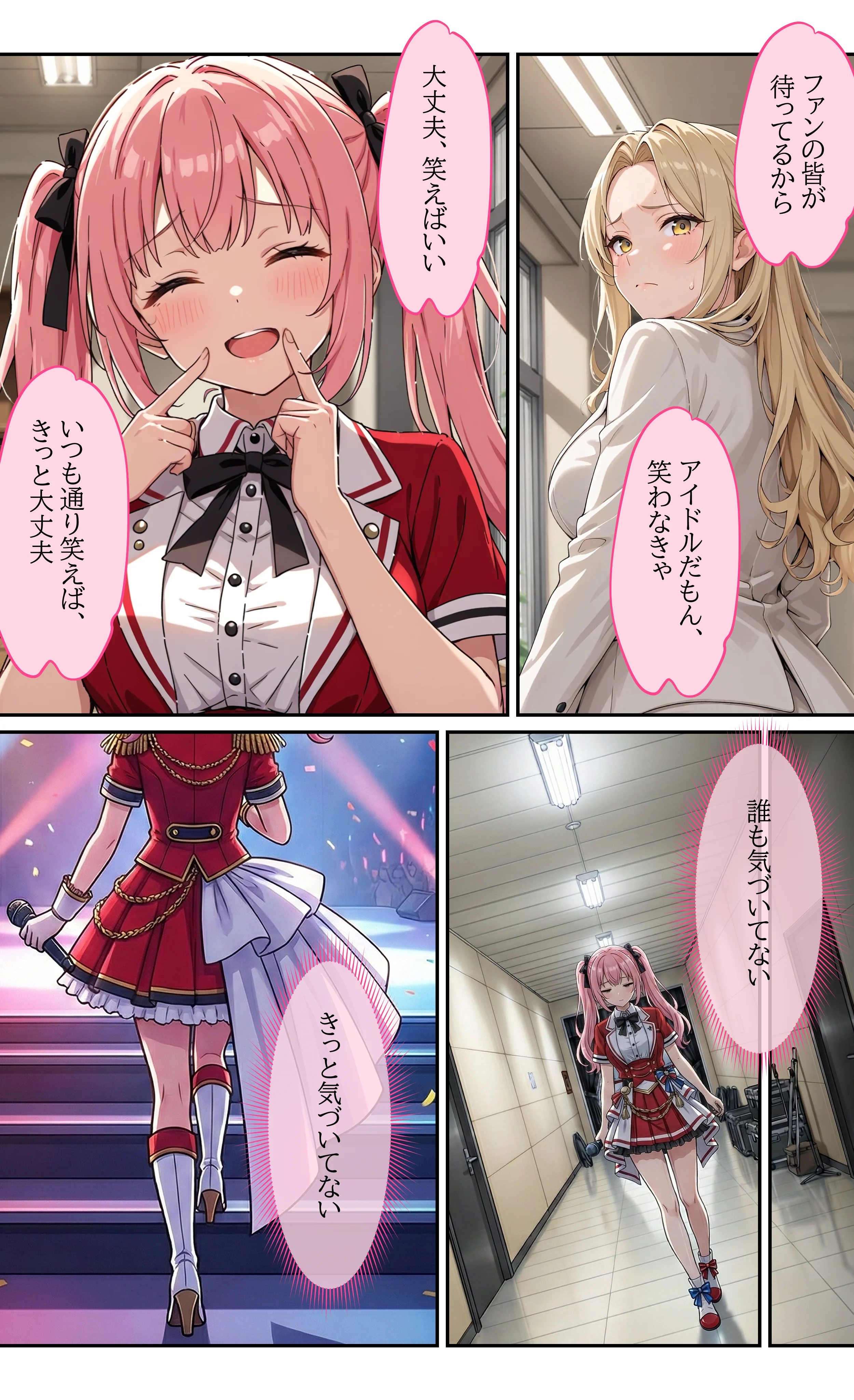 デビューは悪夢のはじまり13 〜アイコちゃんと絶頂卒業式！堕落したアイドルの公開陵●ライブ編〜 辱め・野外・露出・アイドル・芸能人 サンプル6ページ目（モコヤツ）