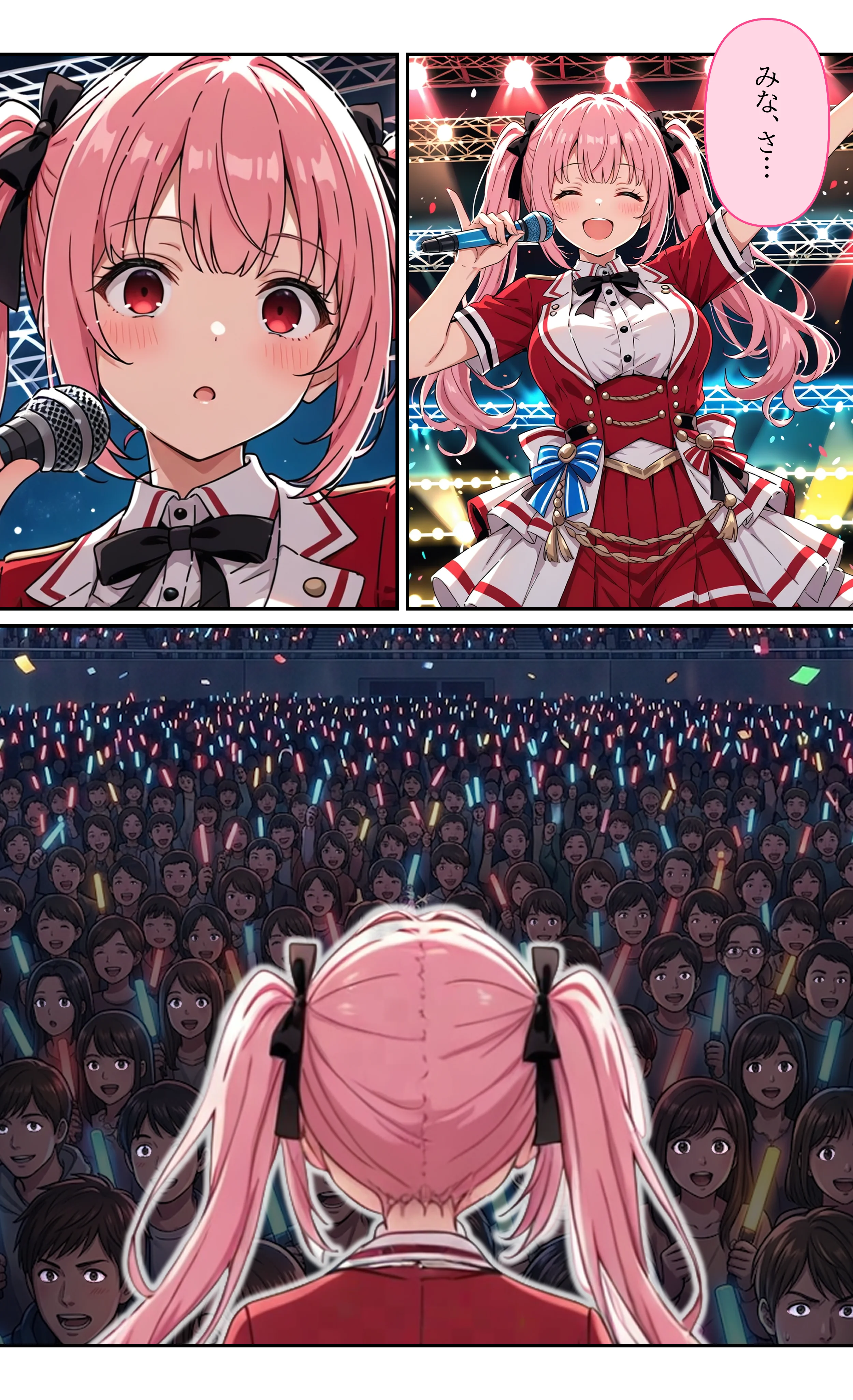 デビューは悪夢のはじまり13 〜アイコちゃんと絶頂卒業式！堕落したアイドルの公開陵●ライブ編〜 辱め・野外・露出・アイドル・芸能人 サンプル7ページ目（モコヤツ）