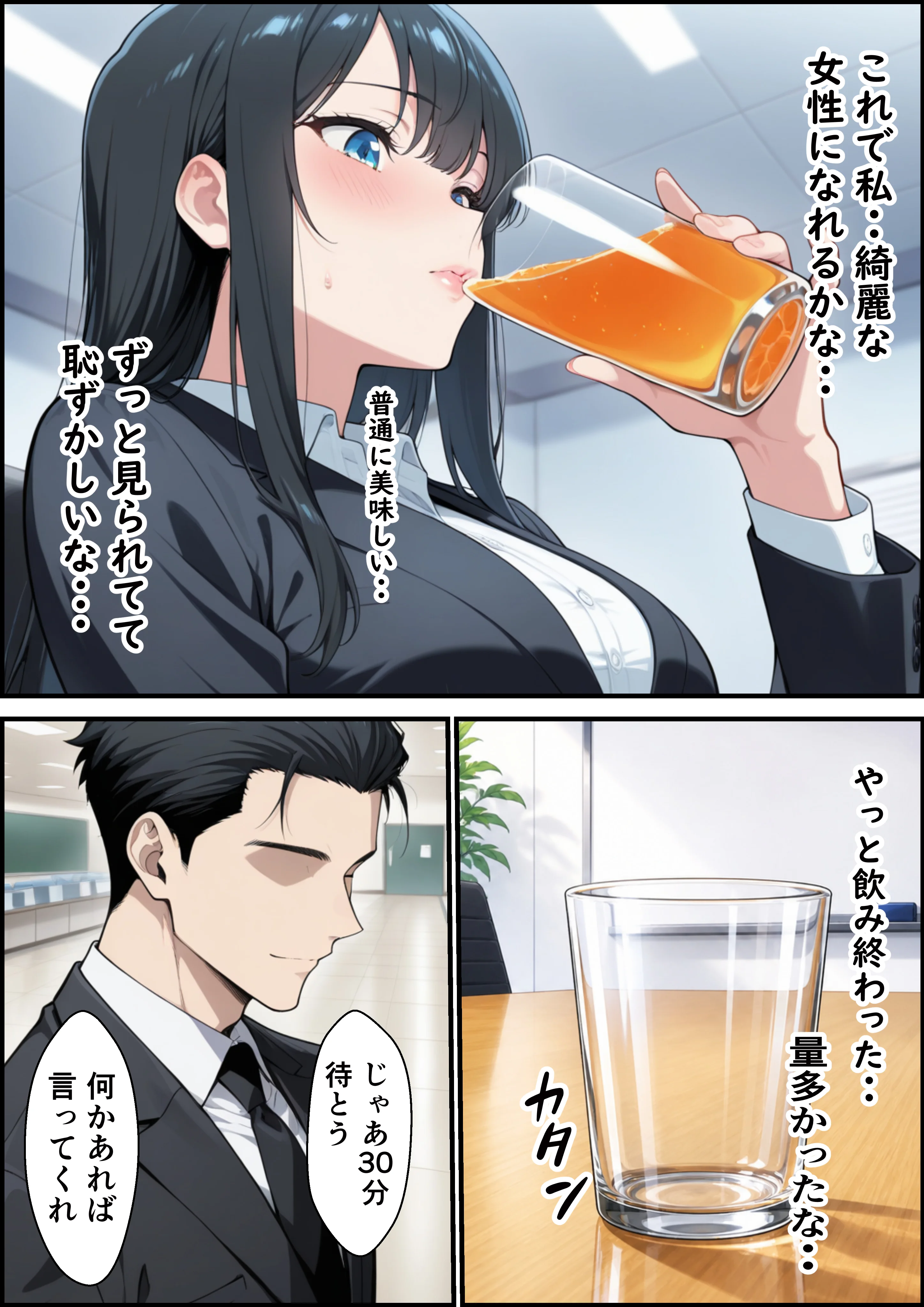 純粋な新卒OLに媚薬からの電マ攻め何度も射精しまくった話 OL・巨乳・中出し サンプル7ページ目（ビッチ女子校生）