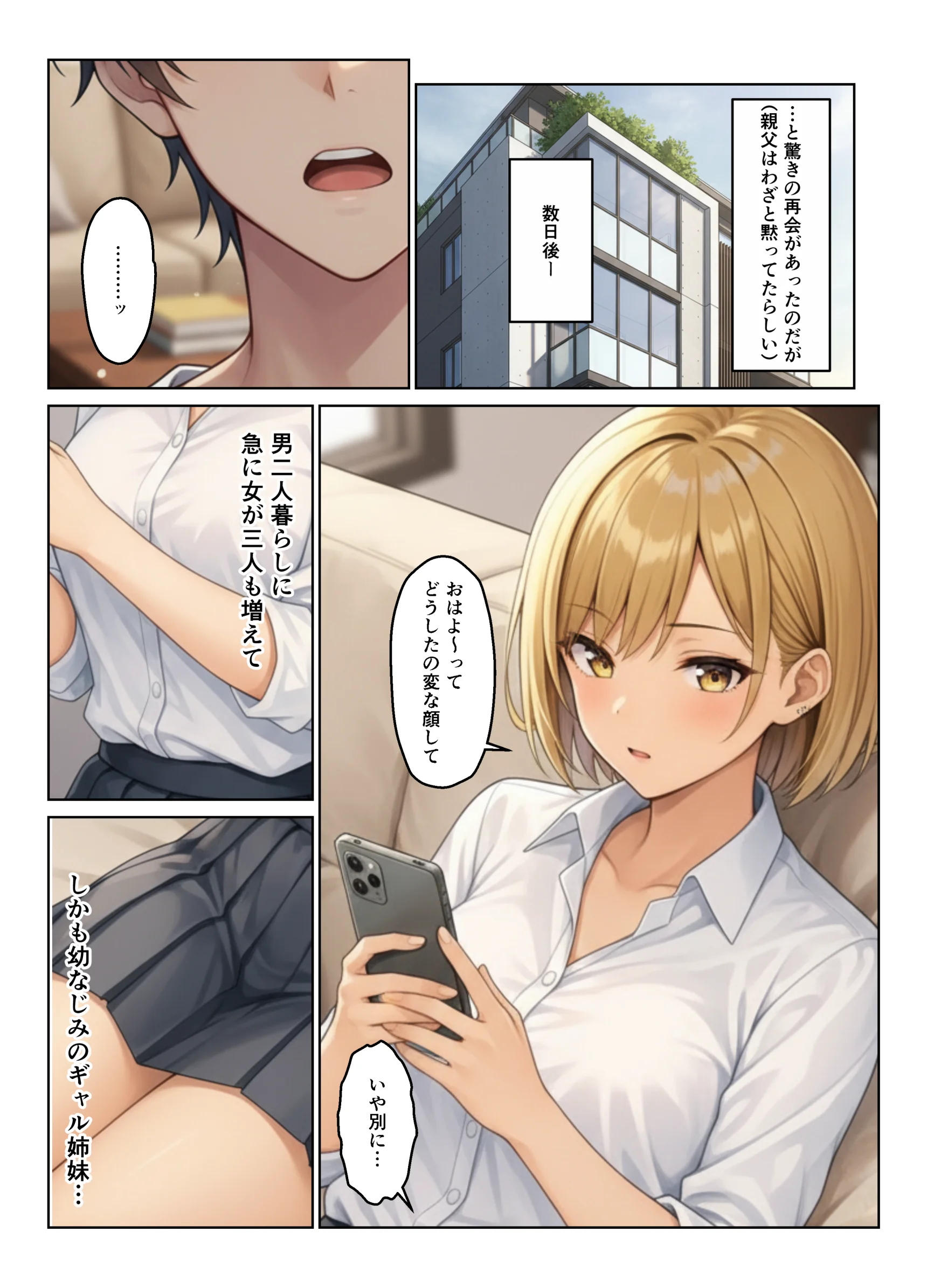 義母とギャル義姉妹でハーレムになった話 制服・熟女・人妻・主婦 サンプル6ページ目（ヌキっぱなし）