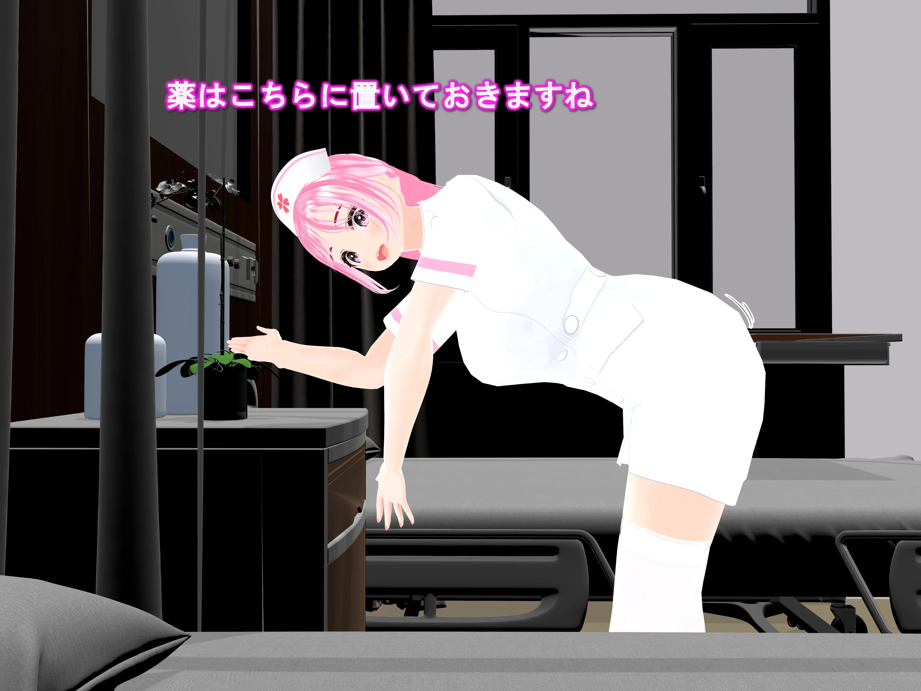 女子だけデカく 男子を追い抜く 成長音〜病院編〜 全年齢向け・看護婦・ナース・巨乳 サンプル14ページ目（女子成長クラブ）