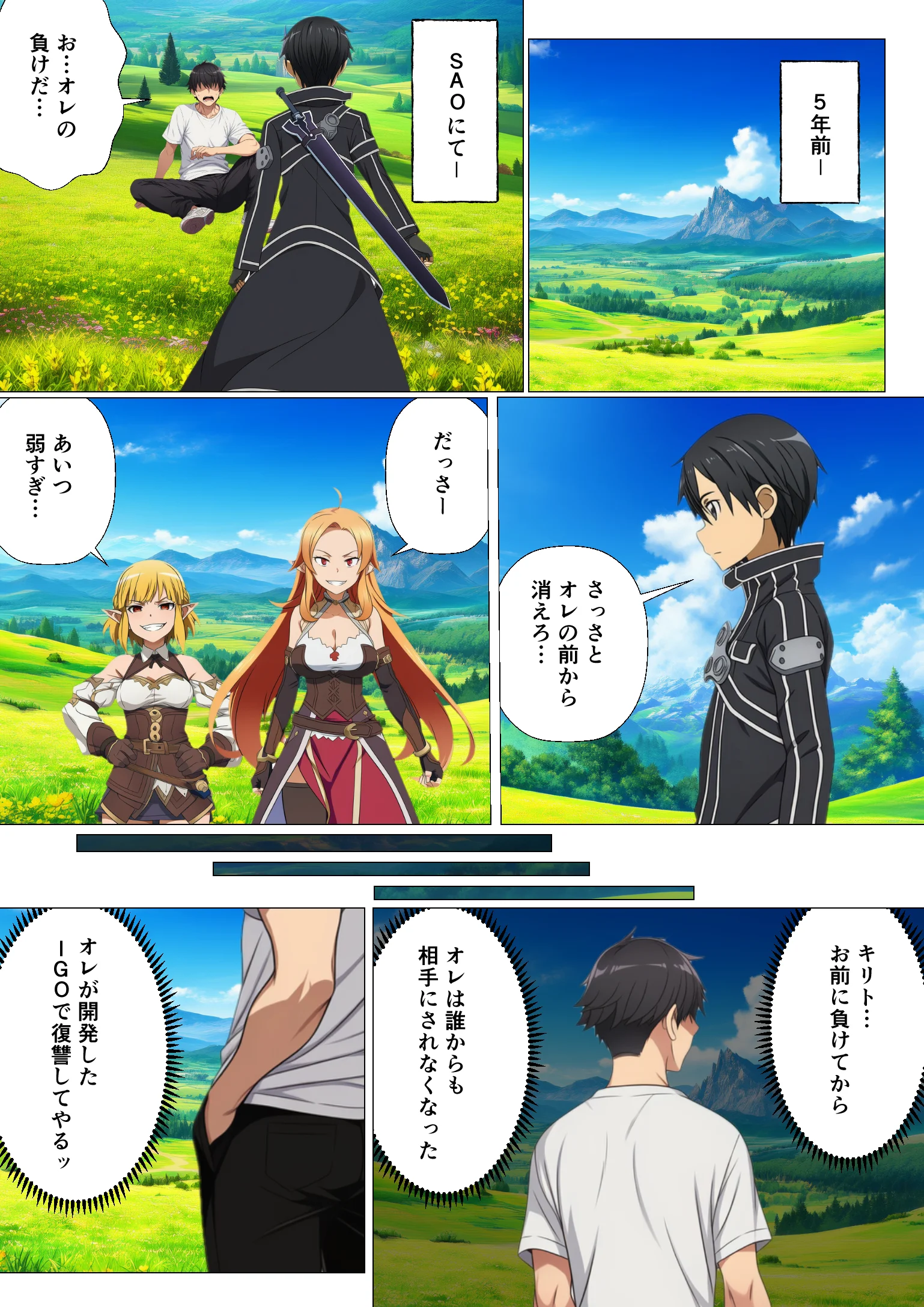 寝取られイキ我慢チャレンジ！イッたら即ハメの罰ゲームで堕ちるヒロインたち 辱め・処女・巨乳 サンプル3ページ目（サークル休館日）