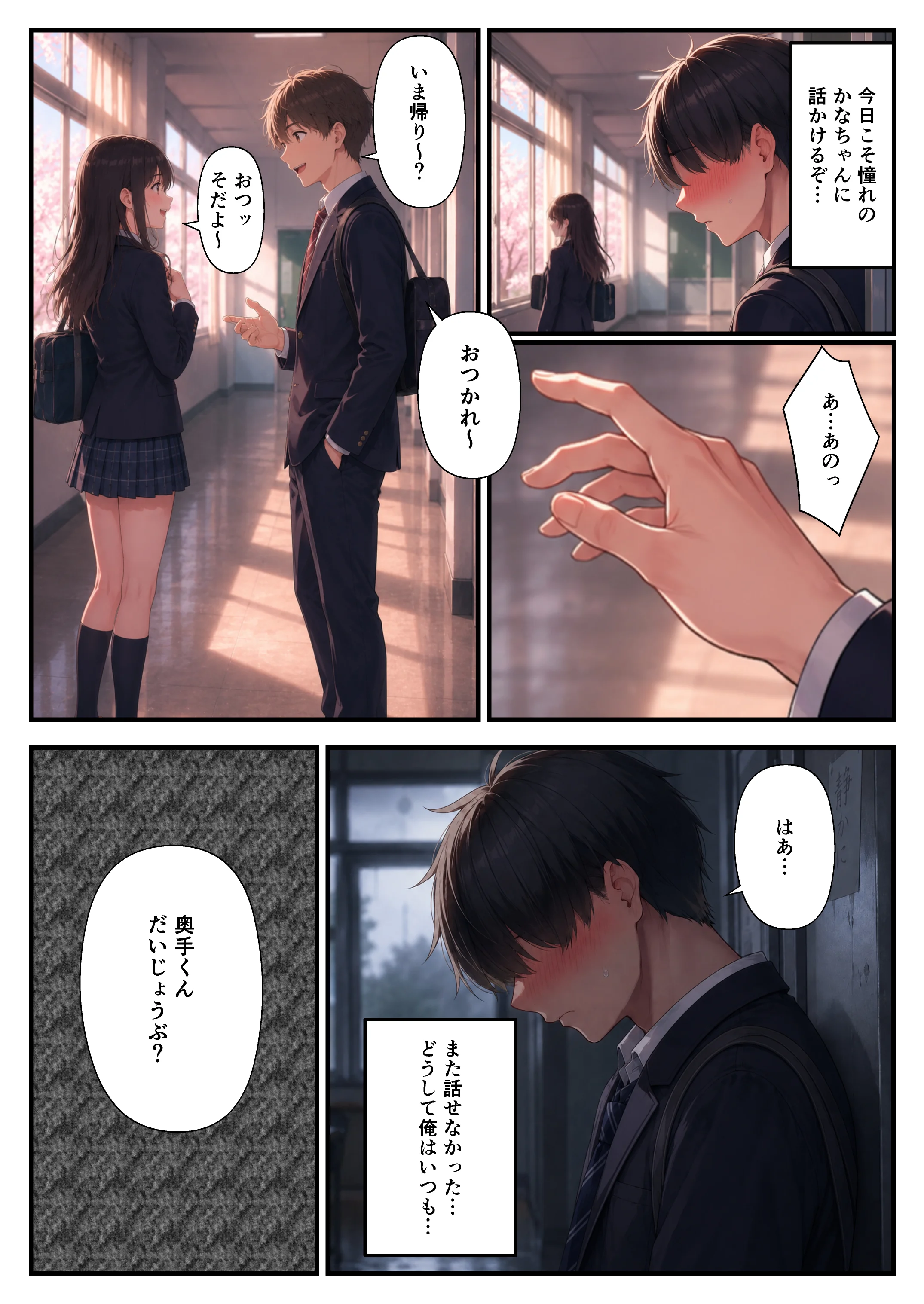 陰キャ男がマッサージ姉妹にメンエス店で裏オプ希望で姉妹丼達成 水着・フェラ・3P・4P サンプル1ページ目（ヌキどころ）