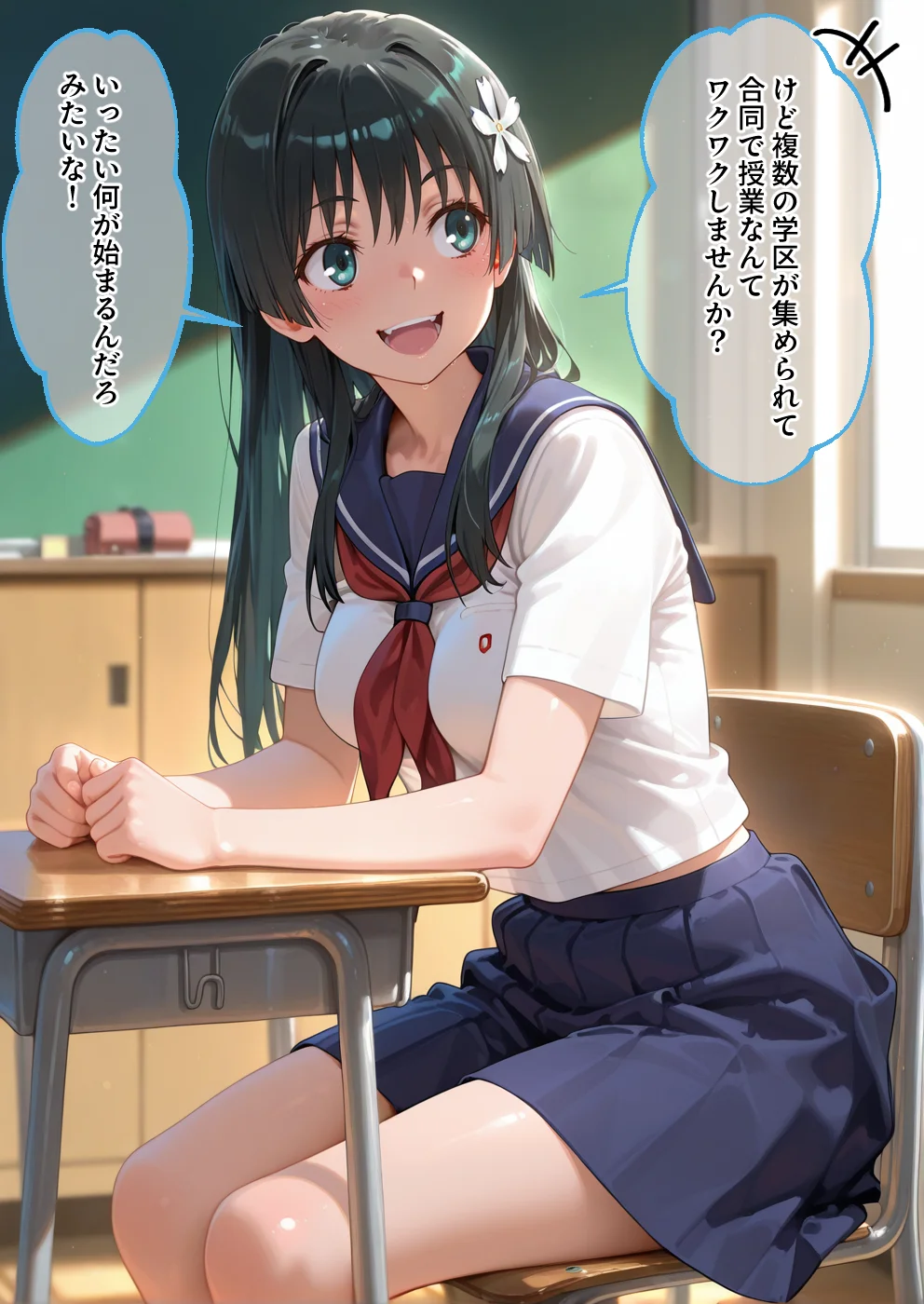 S○Xしないと即退学？ 今日から全員強●性処理部（はーと）中出しでご奉仕ポイント大量GET快楽堕ち凌●学園能力者編 制服・学園もの・乱交 サンプル4ページ目（えちち工房）