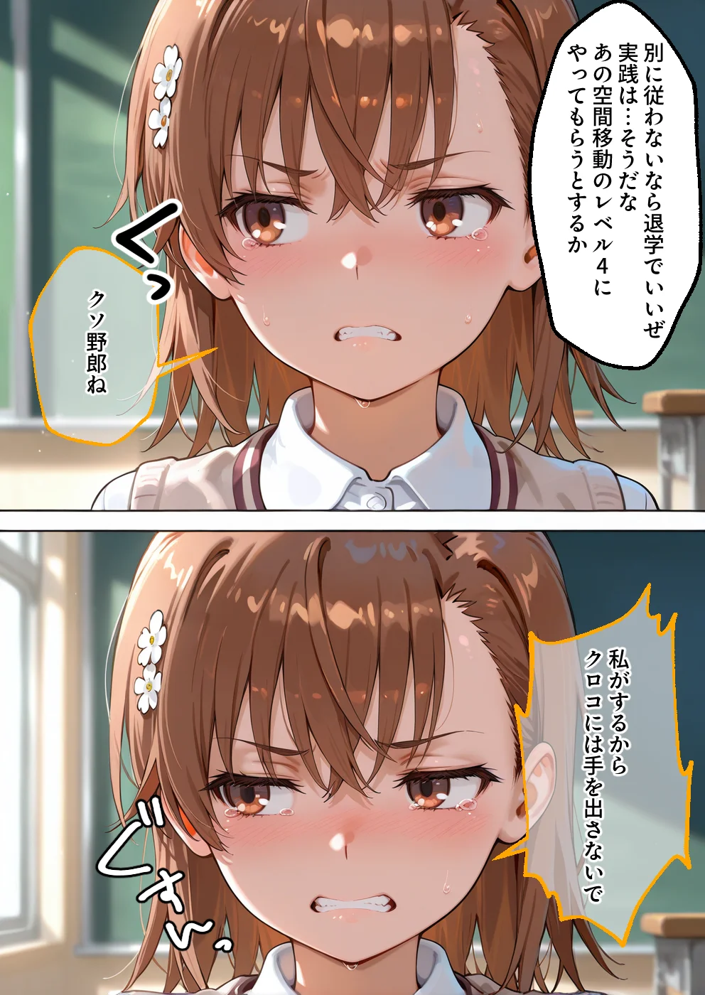 S○Xしないと即退学？ 今日から全員強●性処理部（はーと）中出しでご奉仕ポイント大量GET快楽堕ち凌●学園能力者編 制服・学園もの・乱交 サンプル15ページ目（えちち工房）
