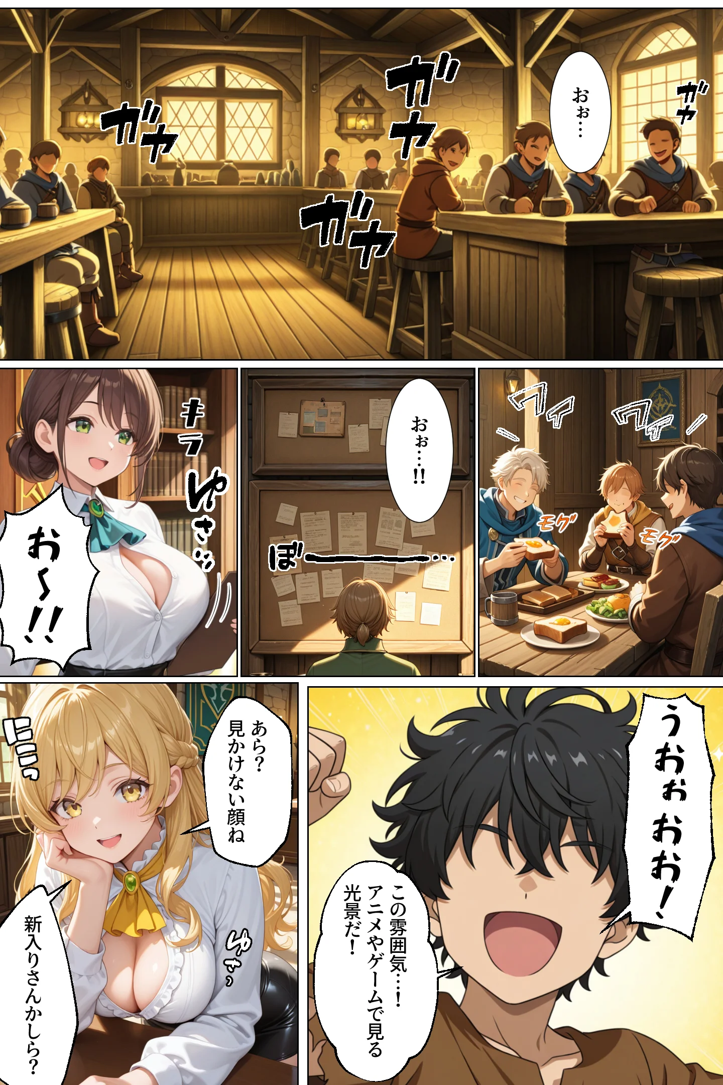童貞転生 〜異世界転生した俺のスキルが性虜だった件〜2話 ファンタジー・中出し・フェラ サンプル2ページ目（エロテロ本舗）