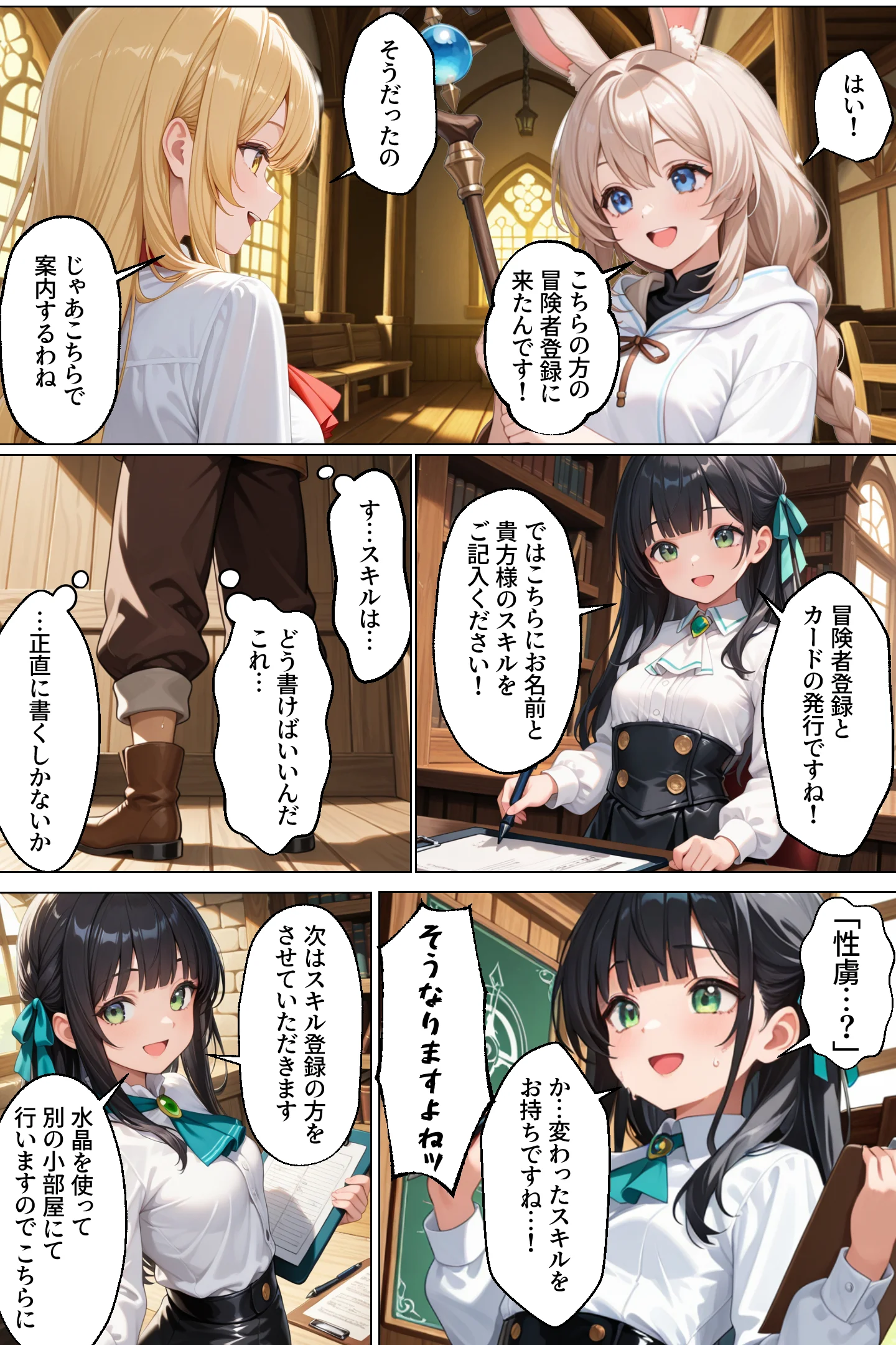 童貞転生 〜異世界転生した俺のスキルが性虜だった件〜2話 ファンタジー・中出し・フェラ サンプル3ページ目（エロテロ本舗）