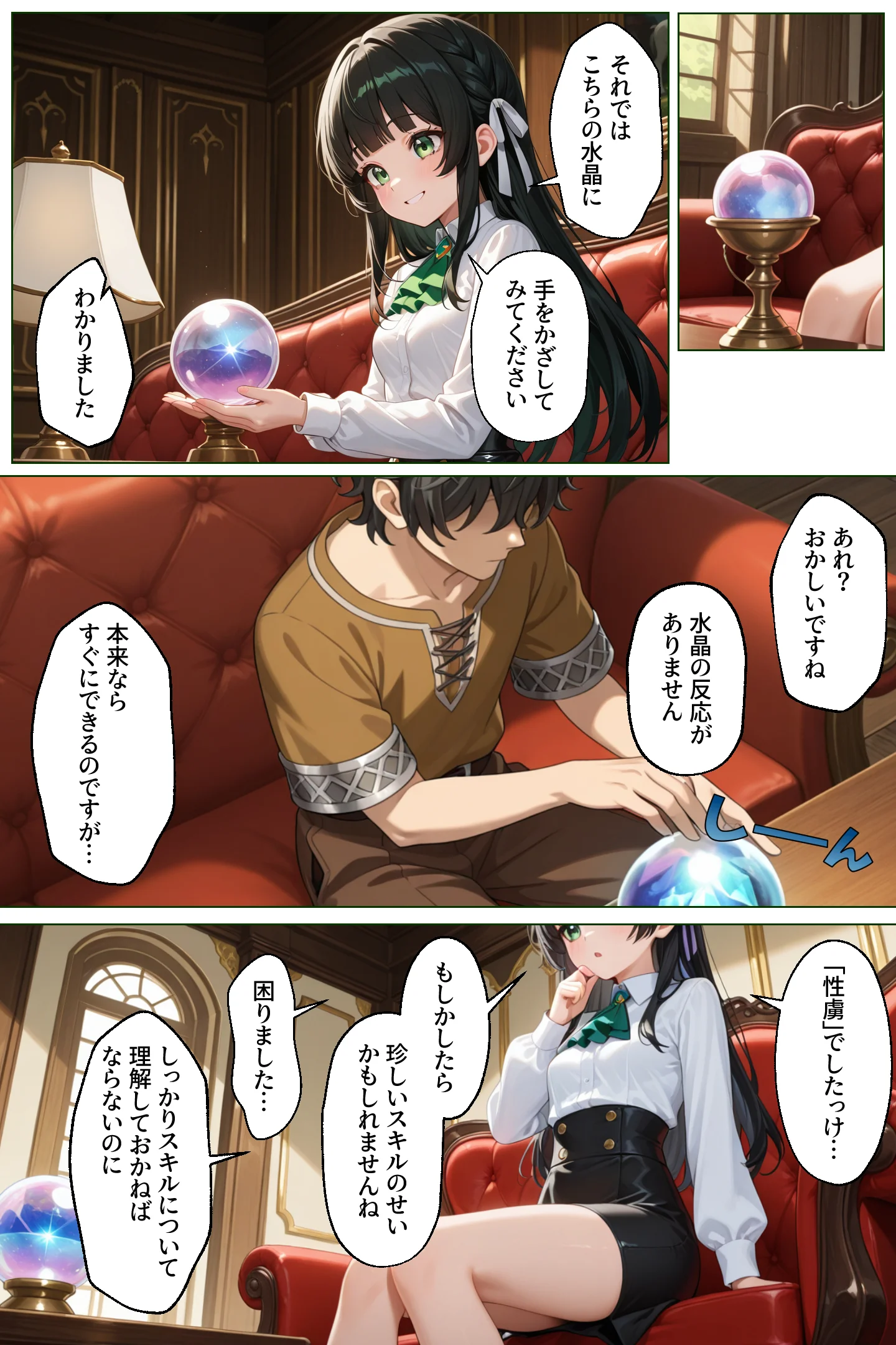 童貞転生 〜異世界転生した俺のスキルが性虜だった件〜2話 ファンタジー・中出し・フェラ サンプル4ページ目（エロテロ本舗）