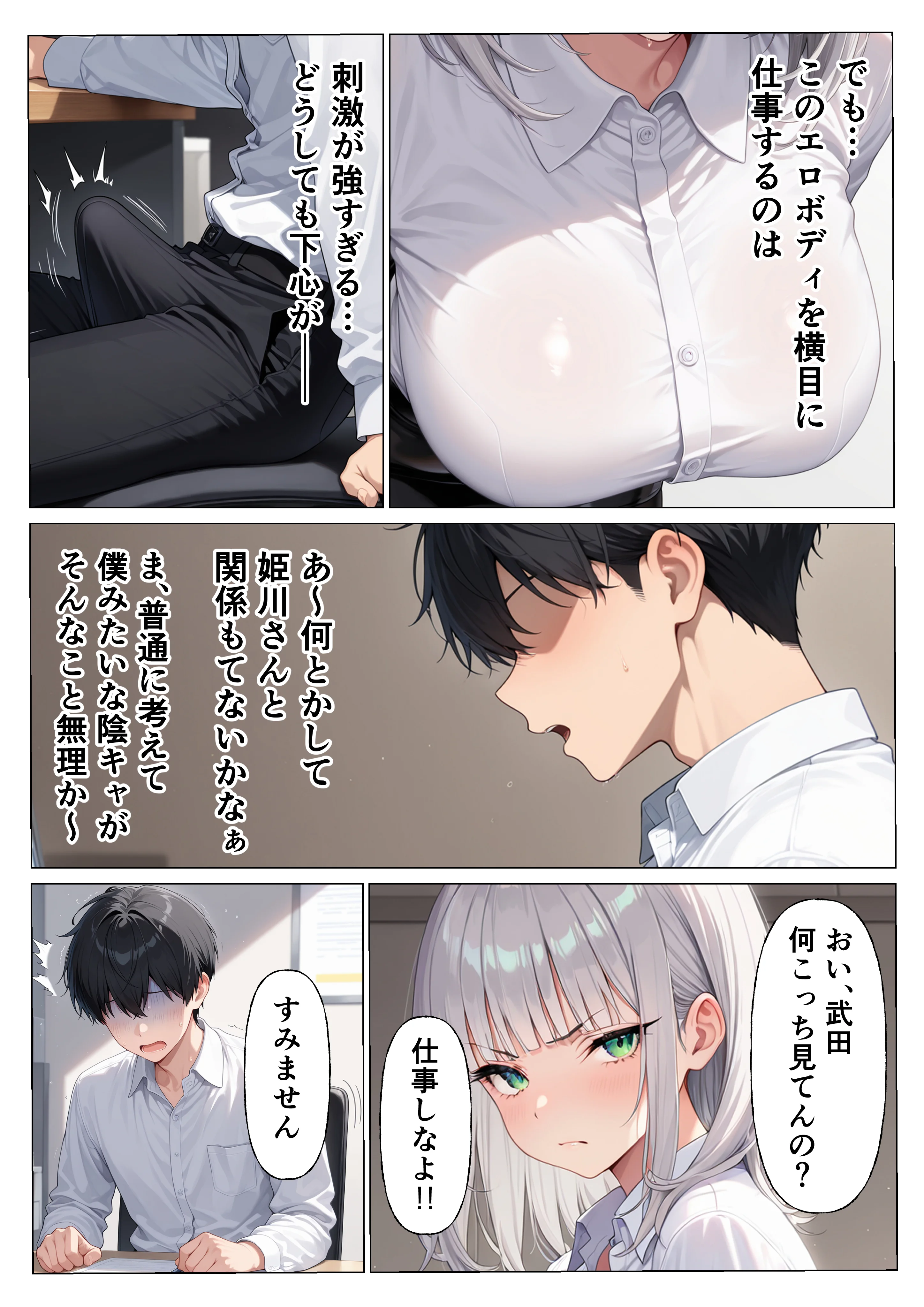 ダウナー系OLと童貞陰キャが媚薬で潮吹き絶頂セックスした話 ギャル・巨乳・ミニスカ サンプル6ページ目（バナナとまんごー）