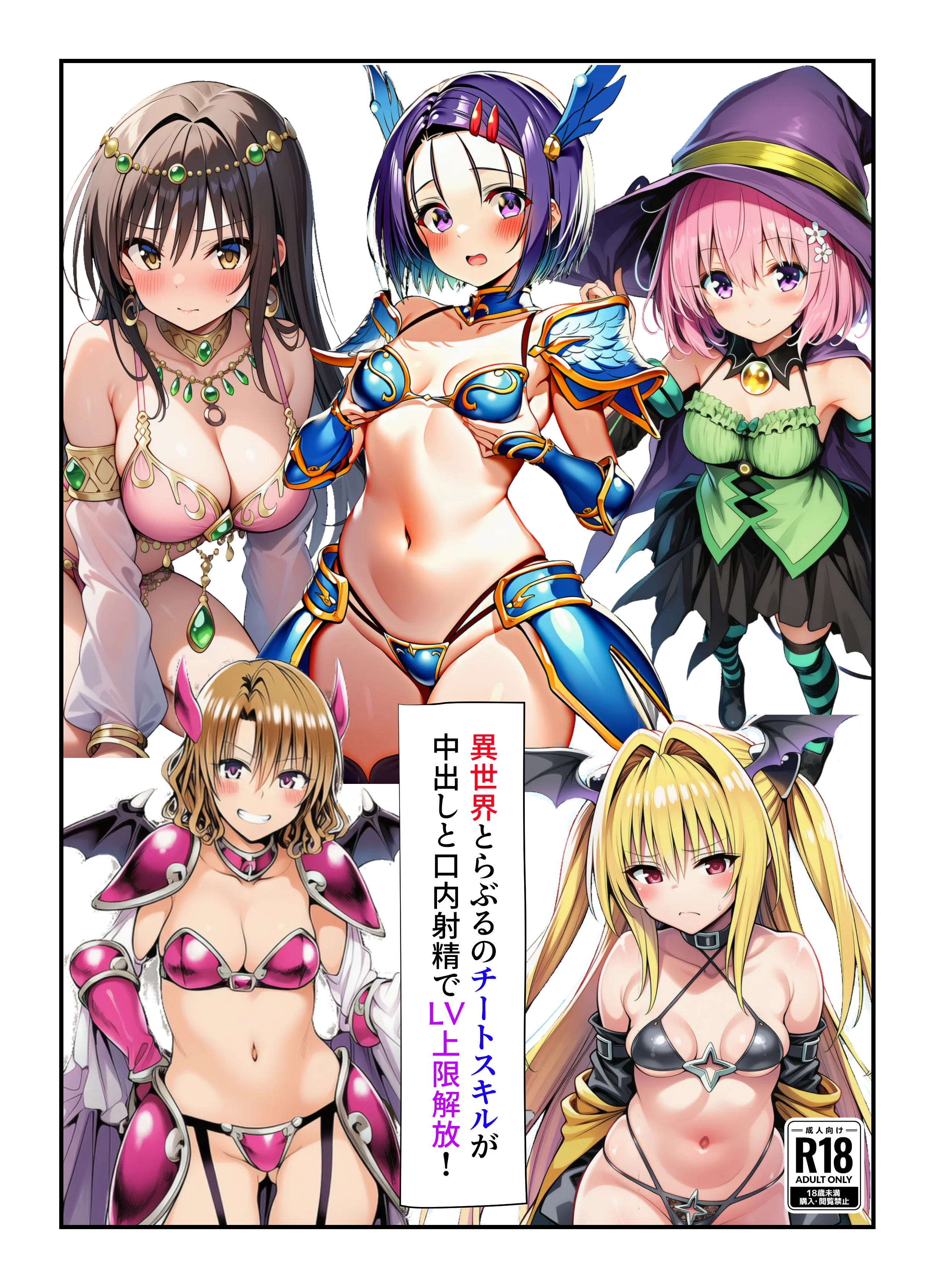 異世界とらぶるのチートスキルが中出しと口内射精でLV上限解放！ ファンタジー・コスプレ・中出し サンプル1ページ目（撮影記録イラスト係）