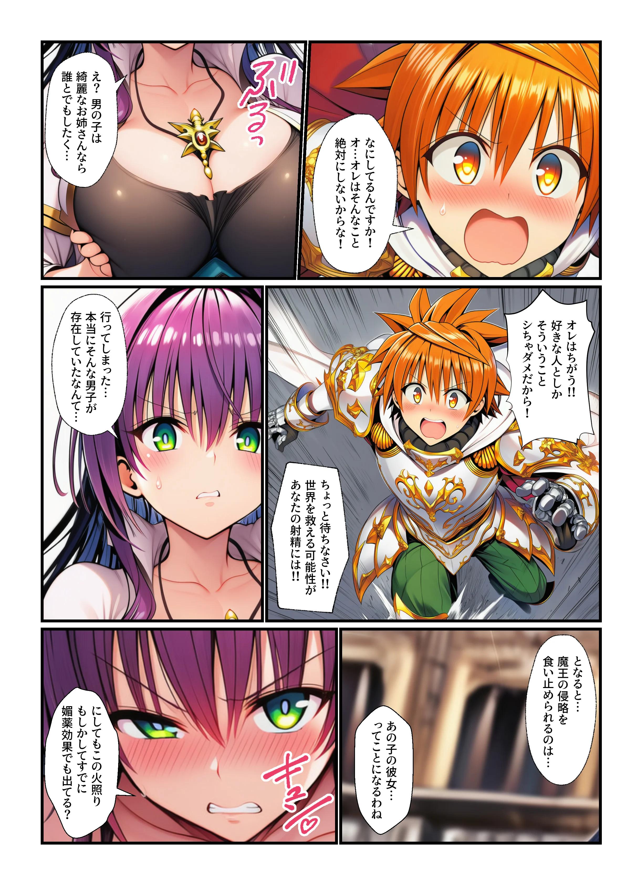 異世界とらぶるのチートスキルが中出しと口内射精でLV上限解放！ ファンタジー・コスプレ・中出し サンプル6ページ目（撮影記録イラスト係）