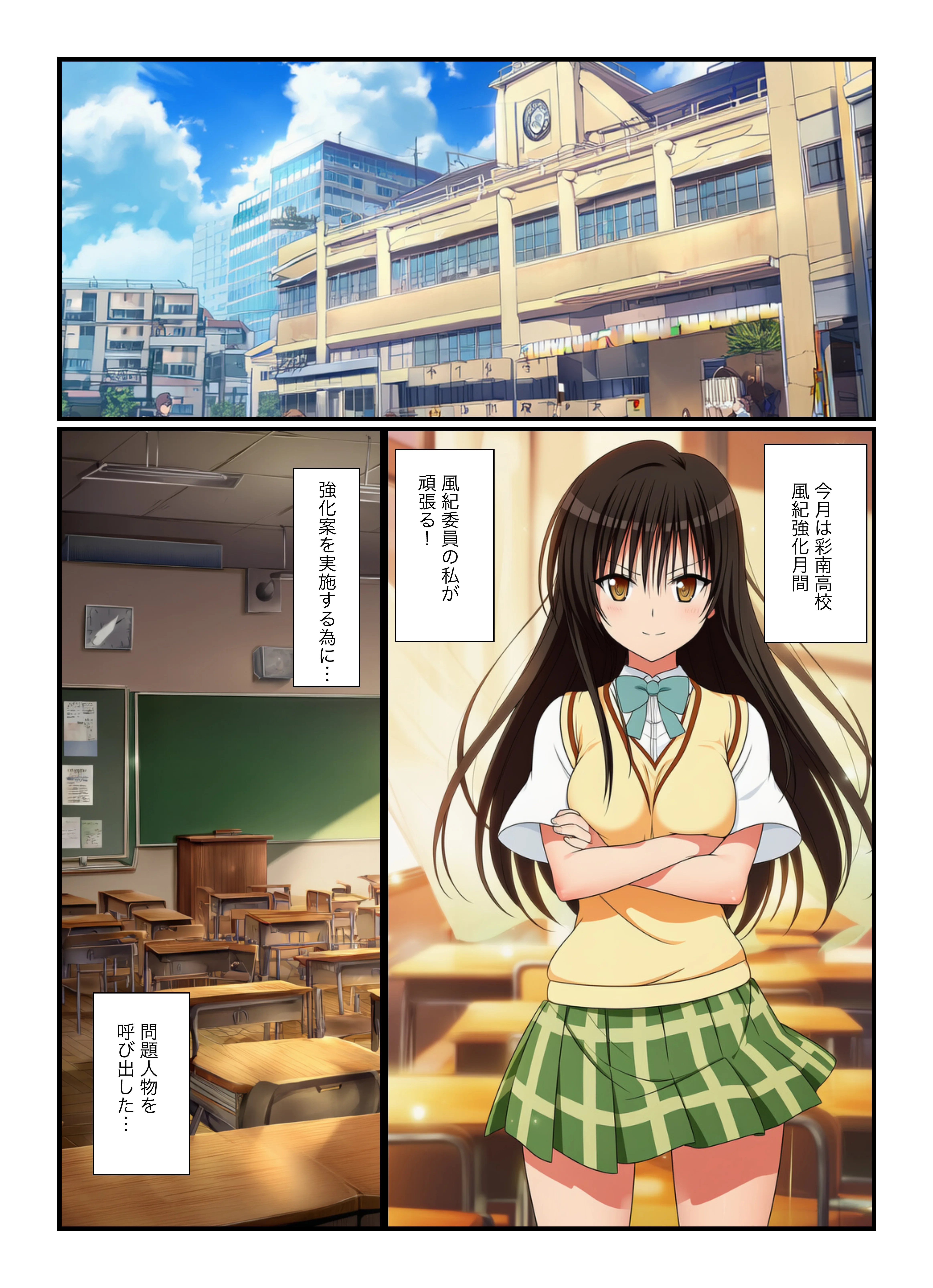 催●術ミスでリトが肉食系に！古手川・モモ・西連寺・ララとイチャラブ中出し！ヤリ放題 制服・学園もの・中出し サンプル1ページ目（鼻紙）