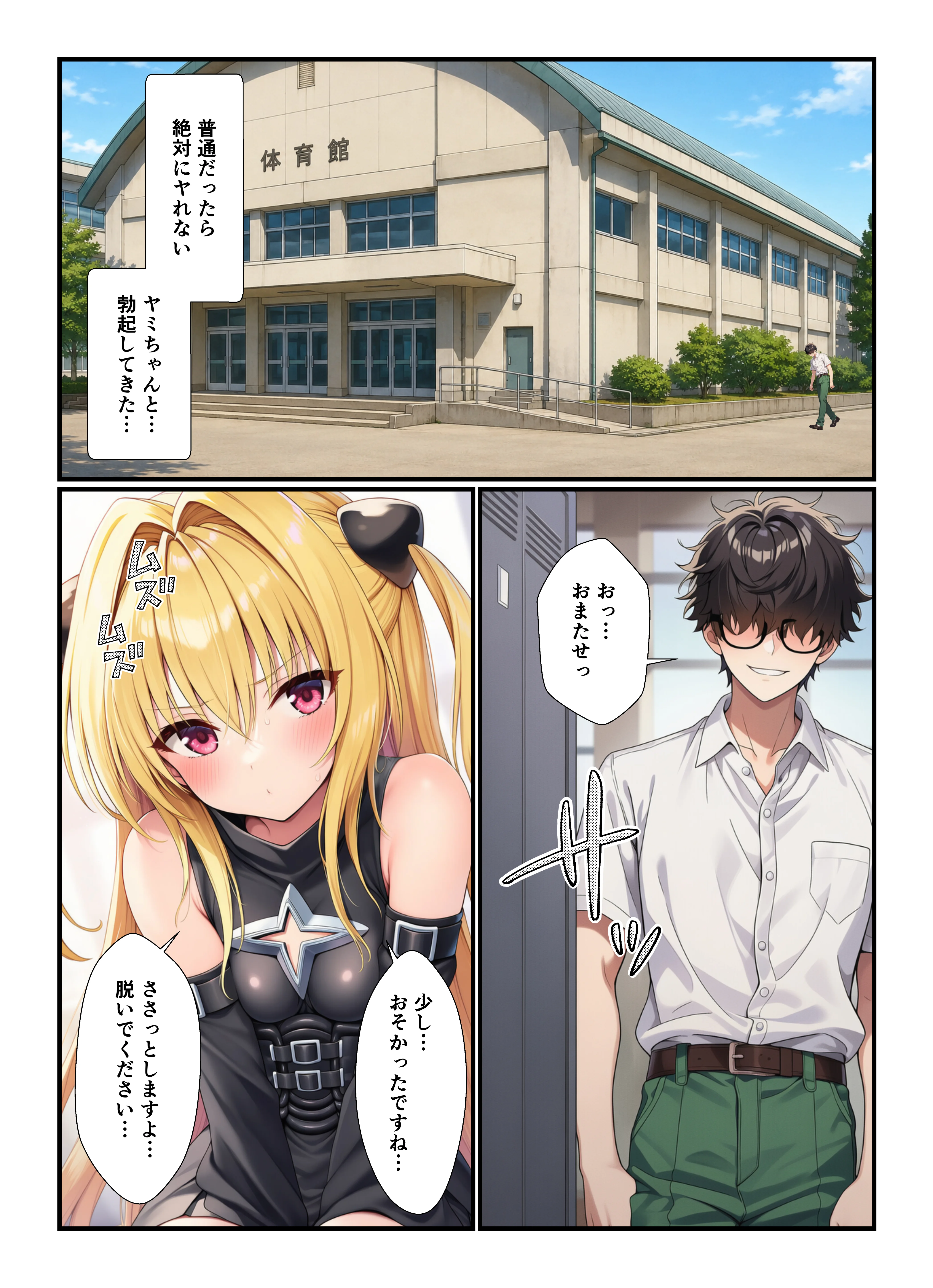 常識改変されたとらぶる学園！巨根陰キャの俺に憧れ女子が快楽堕ちする話 制服・学園もの・中出し サンプル18ページ目（すぐするよ）