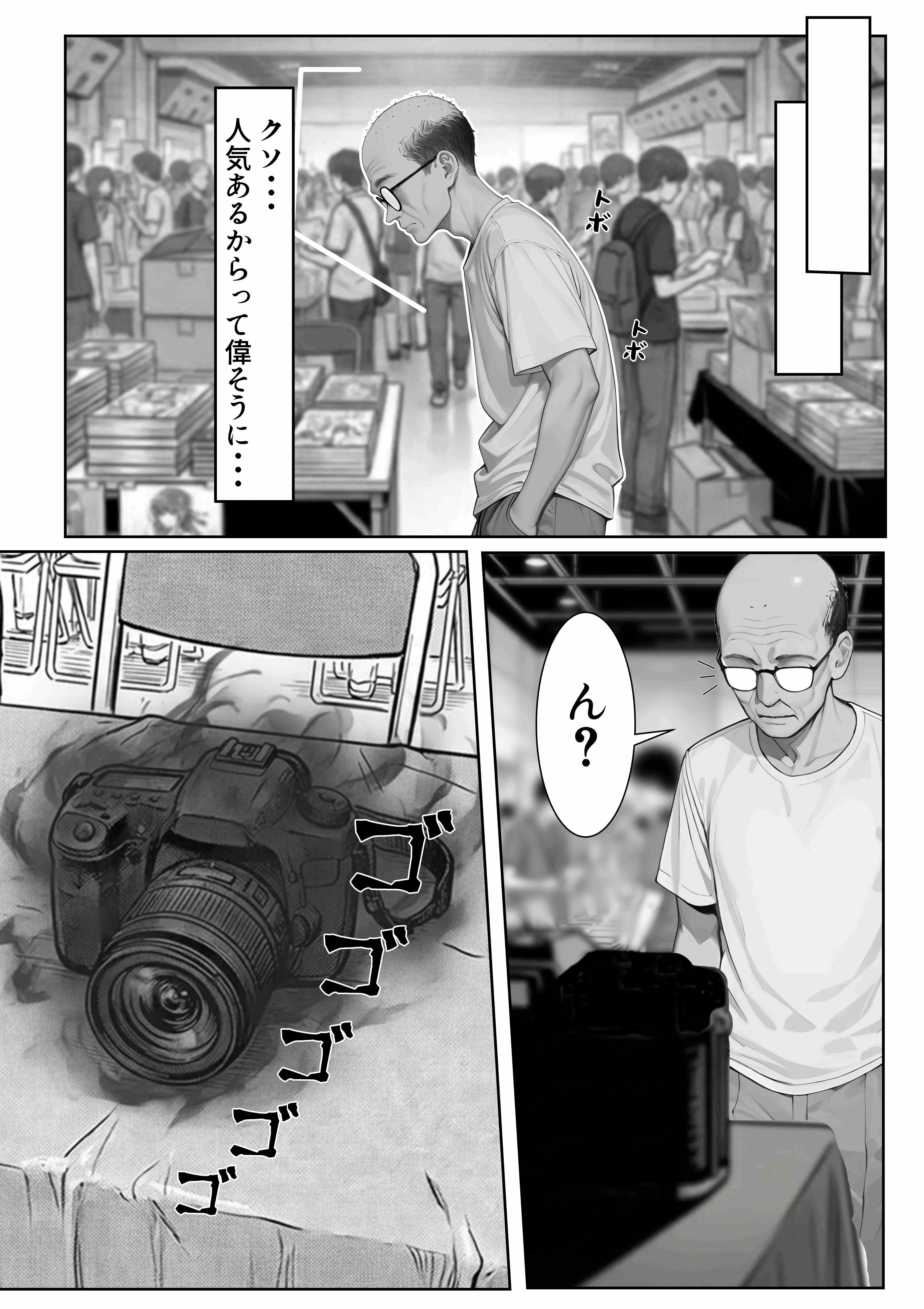 NTRカメコ〜不思議なカメラで催◯してみた〜 動画・アニメーション・ニーソックス・巨乳 サンプル3ページ目（めたにパン工房）