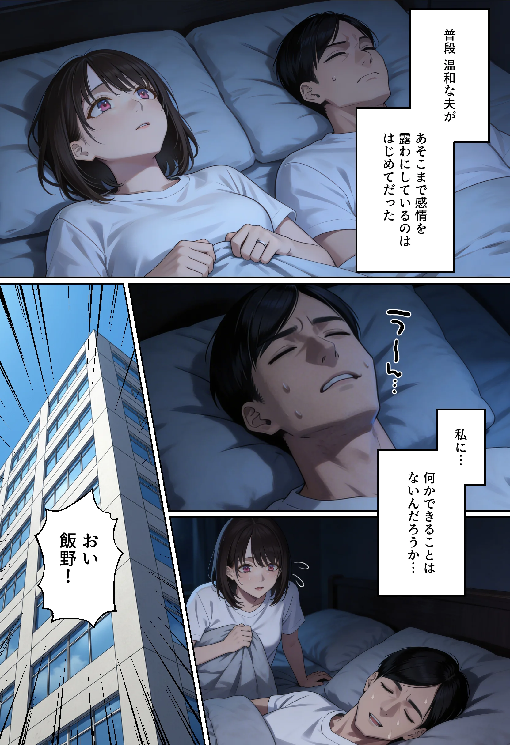 【NTR】「下着モデルのはずだったのに…」〜人妻は旦那の上司に快楽堕ちする〜 辱め・人妻・主婦・巨乳 サンプル4ページ目（人妻専科）