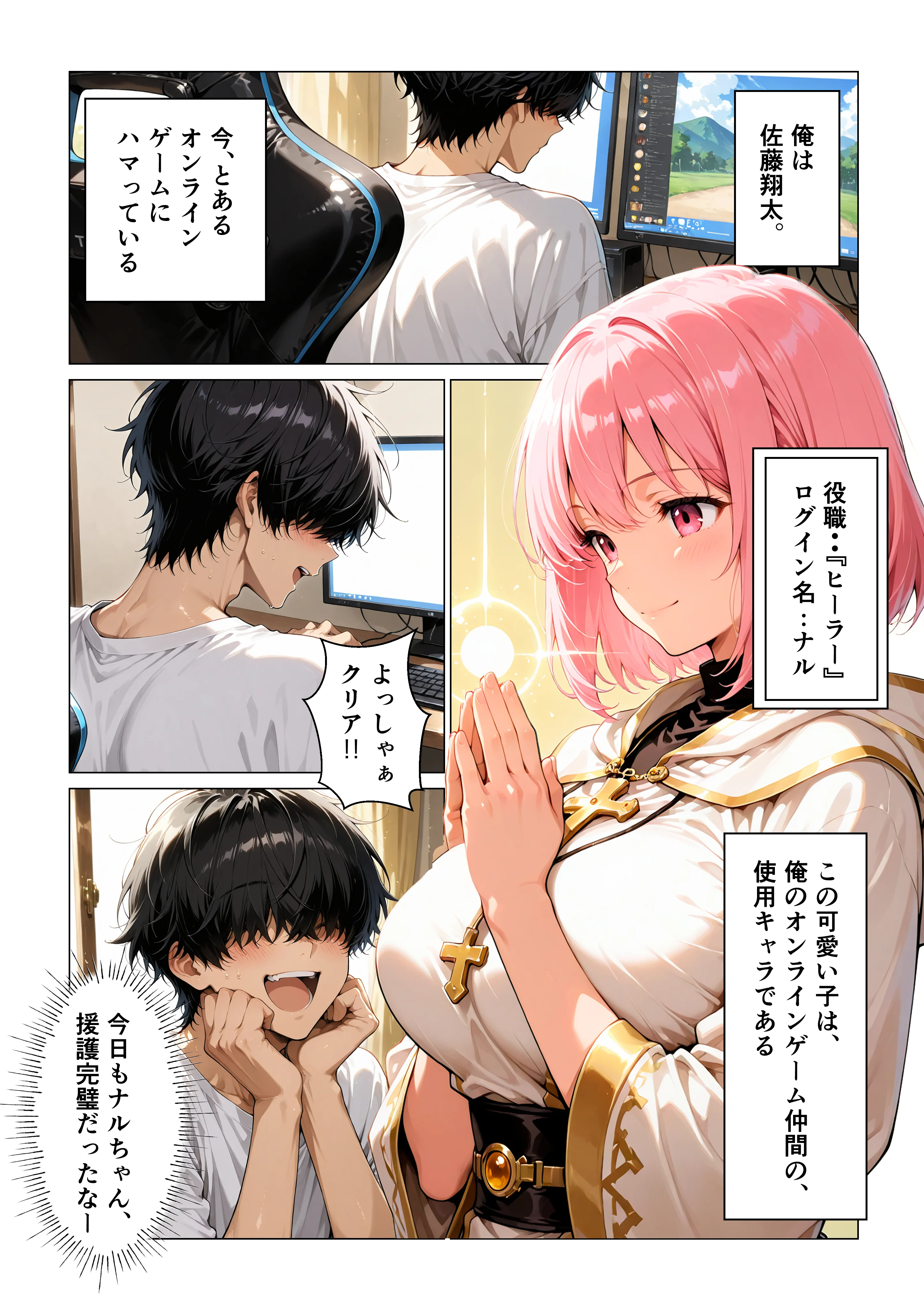 ダウナーギャル妹 ゲームオタクな俺に、 妹が中出し懇願してきて困ってます ギャル・巨乳・中出し サンプル1ページ目（ちょこみん）