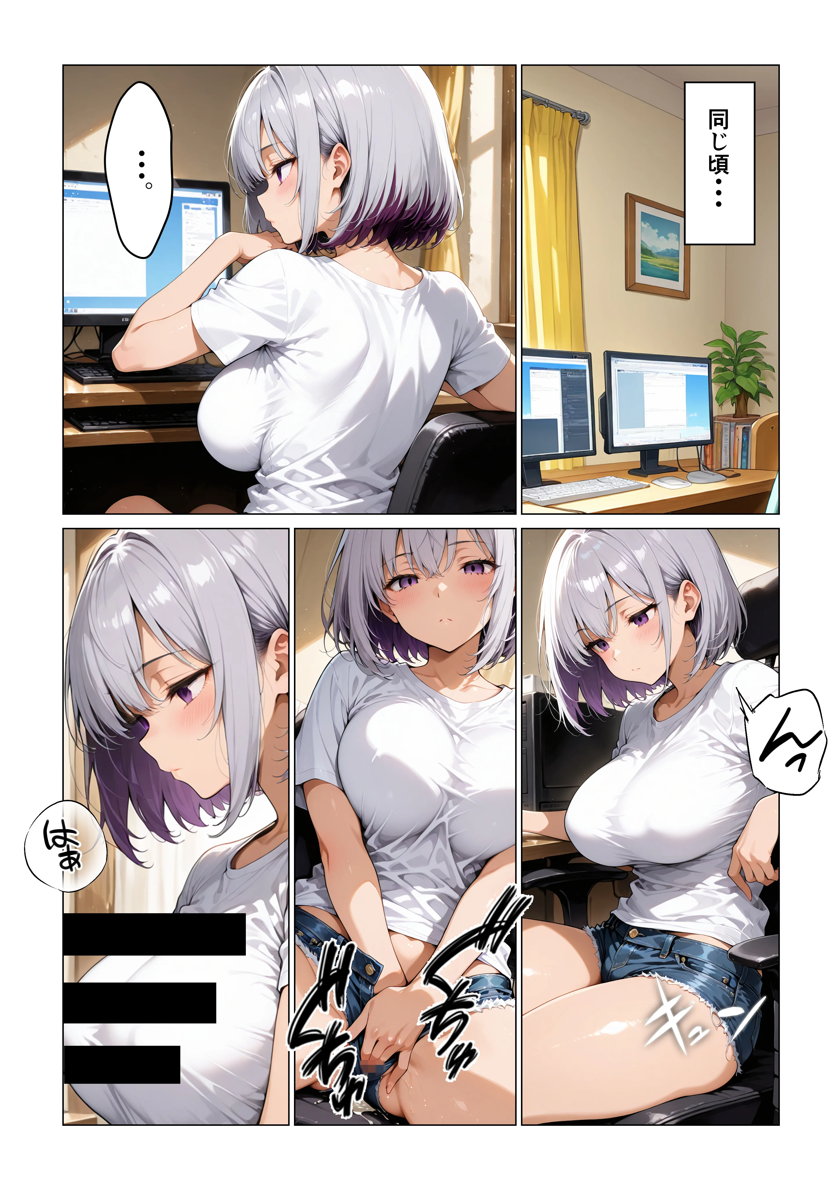 ダウナーギャル妹 ゲームオタクな俺に、 妹が中出し懇願してきて困ってます ギャル・巨乳・中出し サンプル9ページ目（ちょこみん）