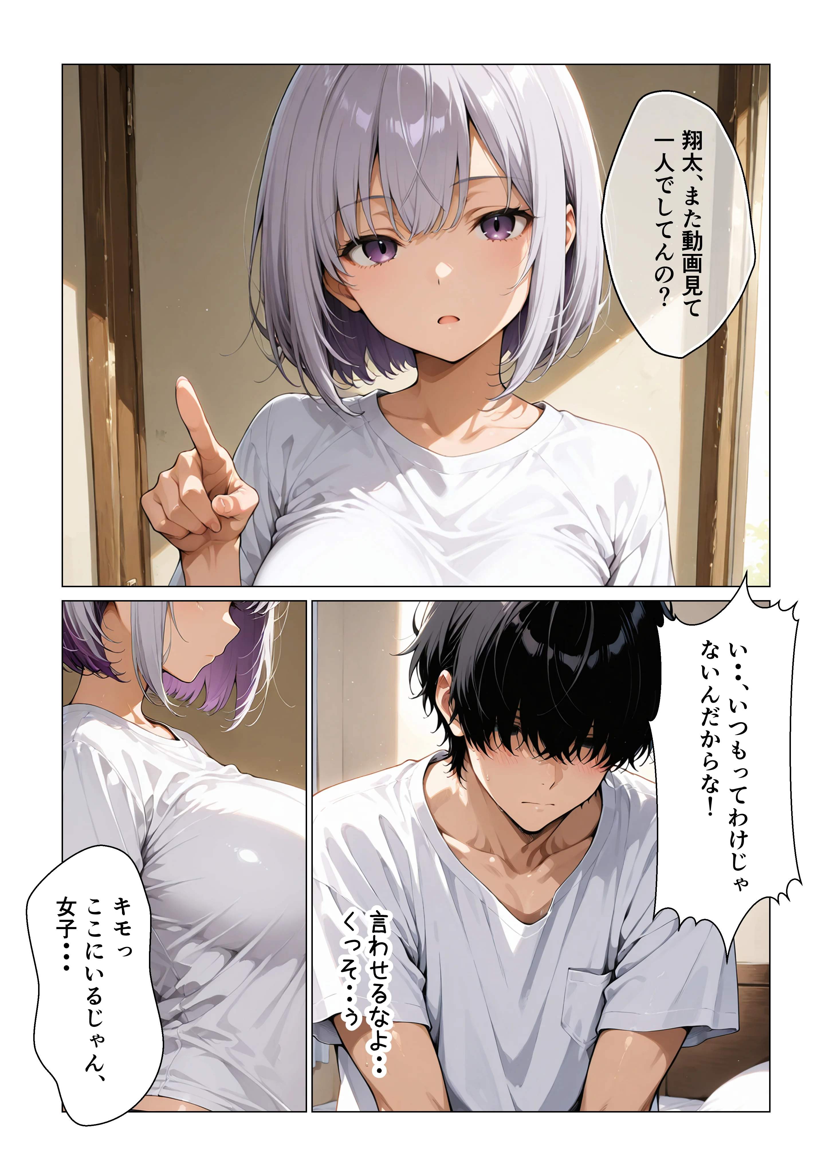 ダウナーギャル妹 ゲームオタクな俺に、 妹が中出し懇願してきて困ってます ギャル・巨乳・中出し サンプル14ページ目（ちょこみん）