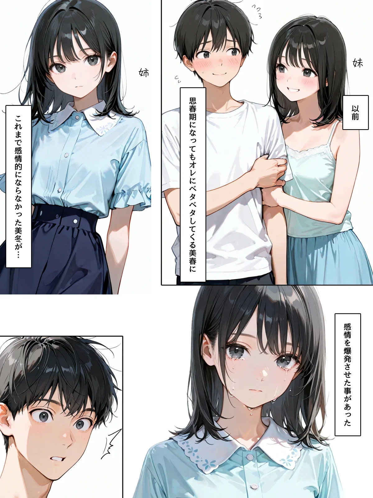 双子の妹が兄離れしてくれない 制服・処女・近親相姦 サンプル5ページ目（チョコラッテ）