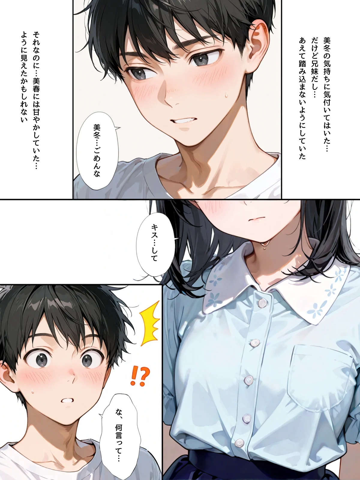 双子の妹が兄離れしてくれない 制服・処女・近親相姦 サンプル7ページ目（チョコラッテ）