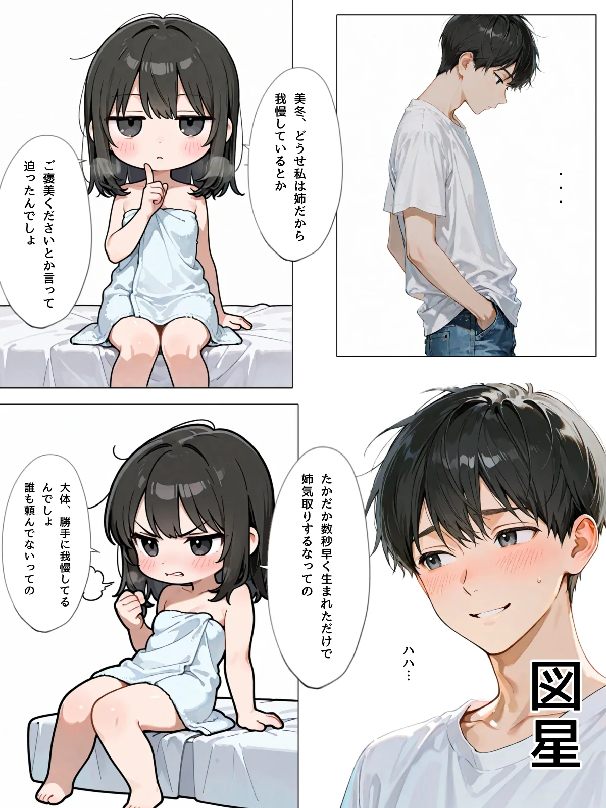 双子の妹が兄離れしてくれない 制服・処女・近親相姦 サンプル16ページ目（チョコラッテ）