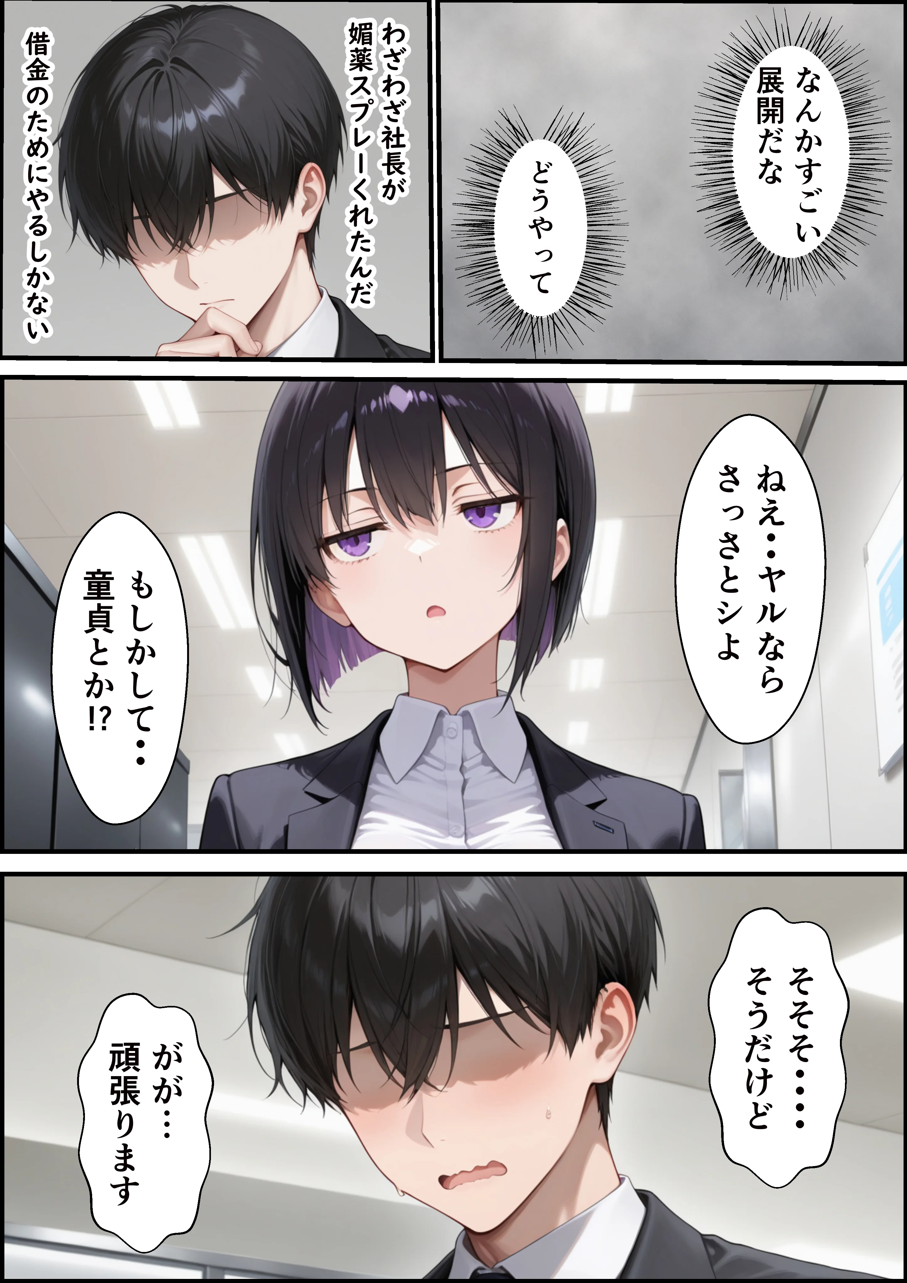 同期のジト目OLに媚薬スプレー使って生ハメSEXメス堕ちさせた話 OL・巨乳・ツンデレ サンプル14ページ目（ビッチ女子校生）