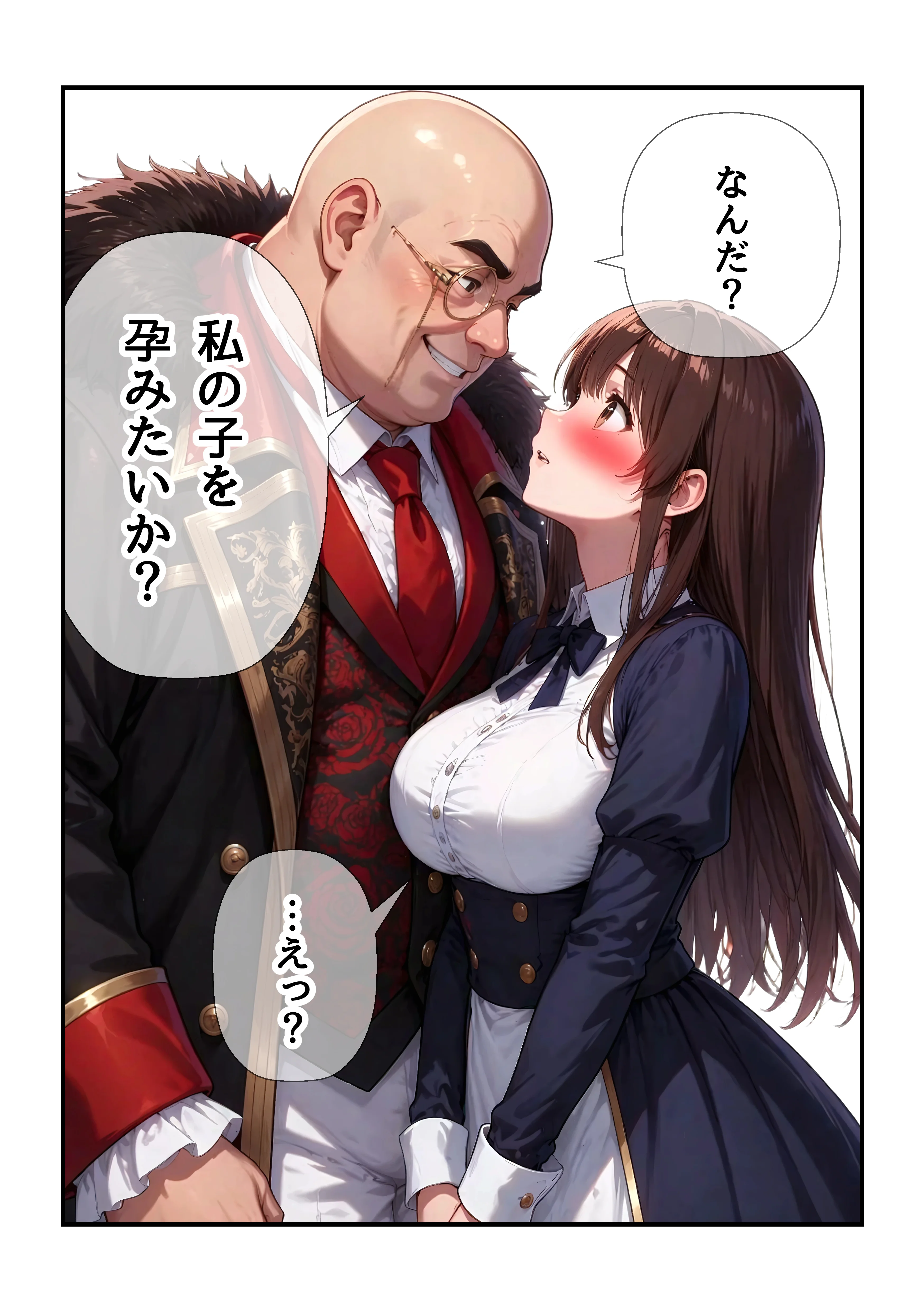 偽孫娘3姉妹〜ブサイクじじいの魔法でイケナイ子作り〜 処女・お嬢様・令嬢・巨乳 サンプル14ページ目（うるわし校房）
