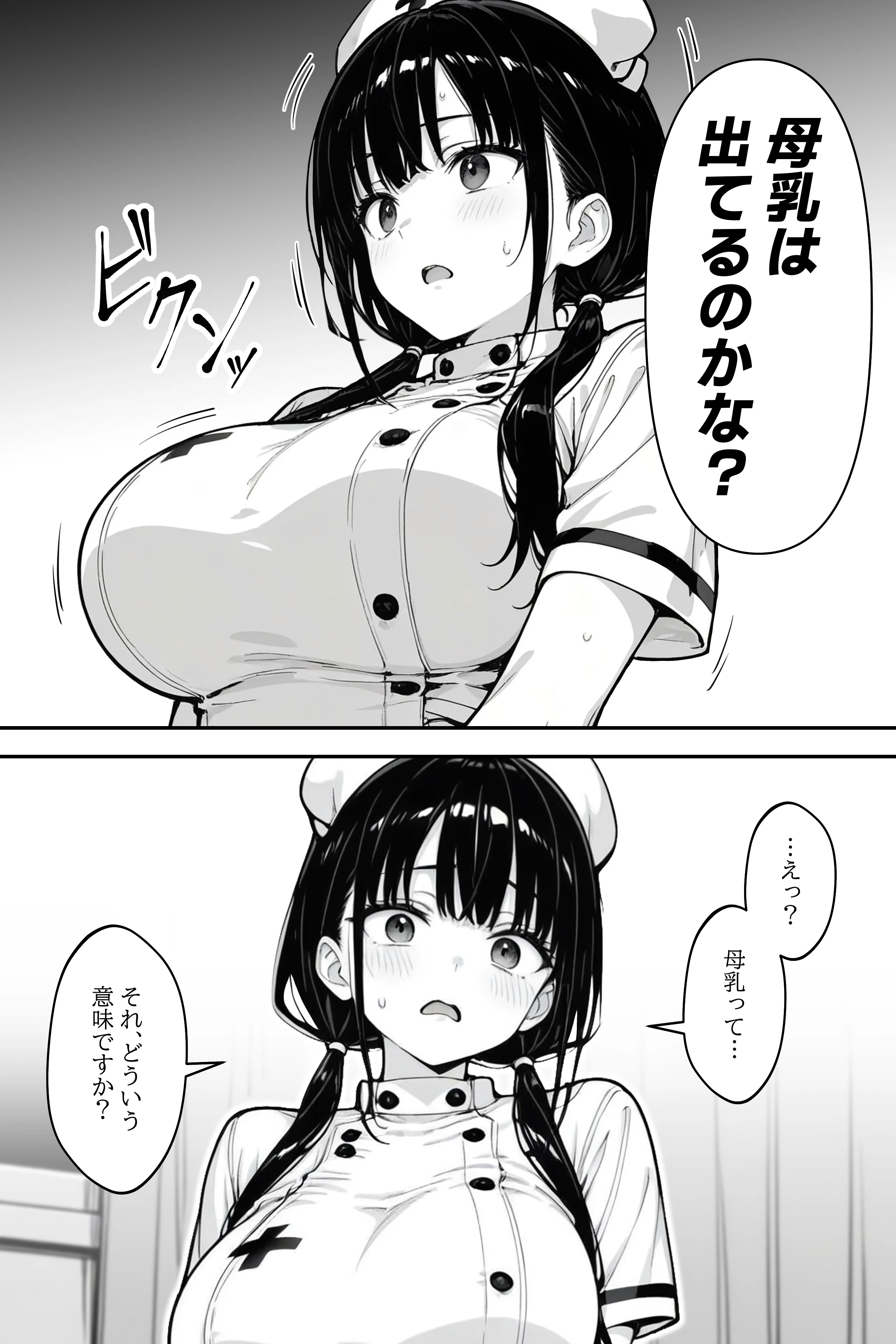 新人巨乳看護師を乳腺マッサージで開発する話 看護婦・ナース・巨乳・中出し サンプル5ページ目（モコヤツ）