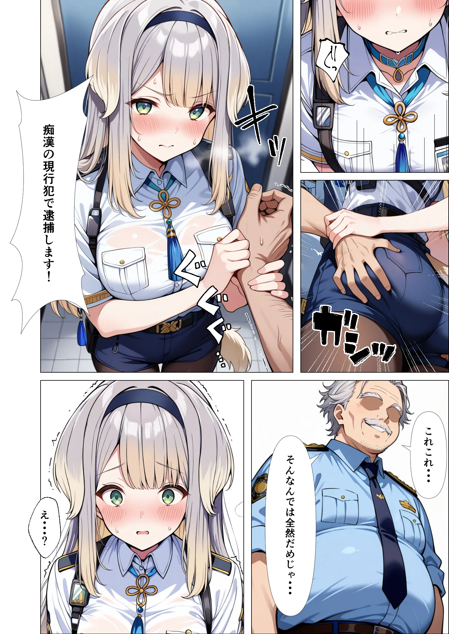 痴●囮捜査の特別訓練 拘束・辱め・クンニ サンプル5ページ目（Take）