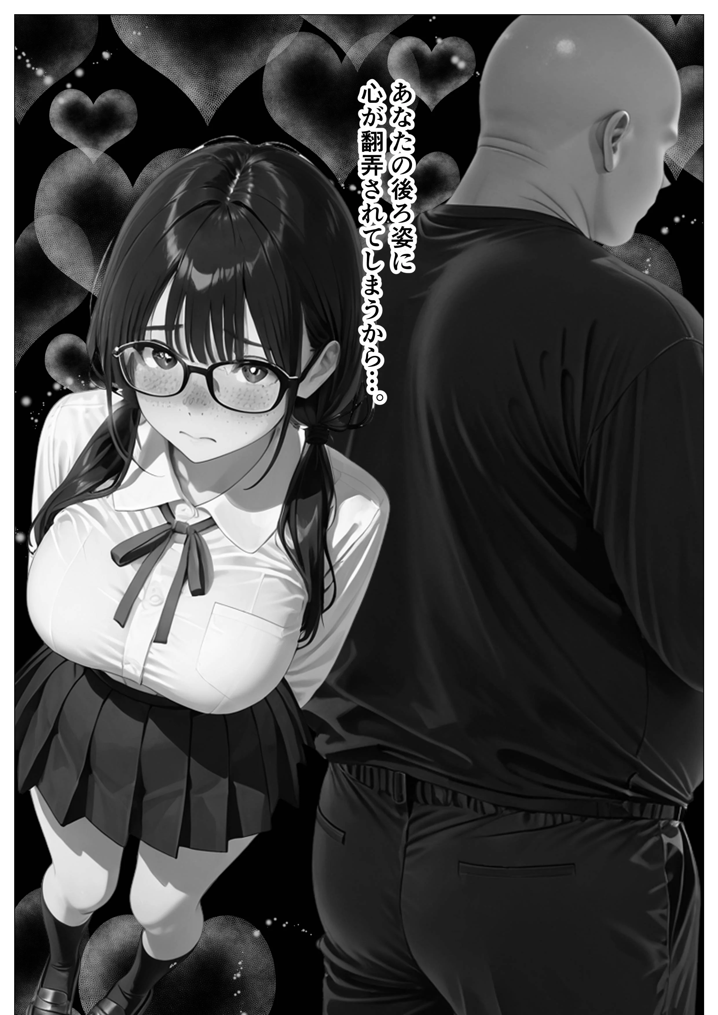 元上司に隠れて大事な巨乳JK愛娘を放尿アクメさせてみた話 辱め・制服・処女 サンプル4ページ目（オナット製造）