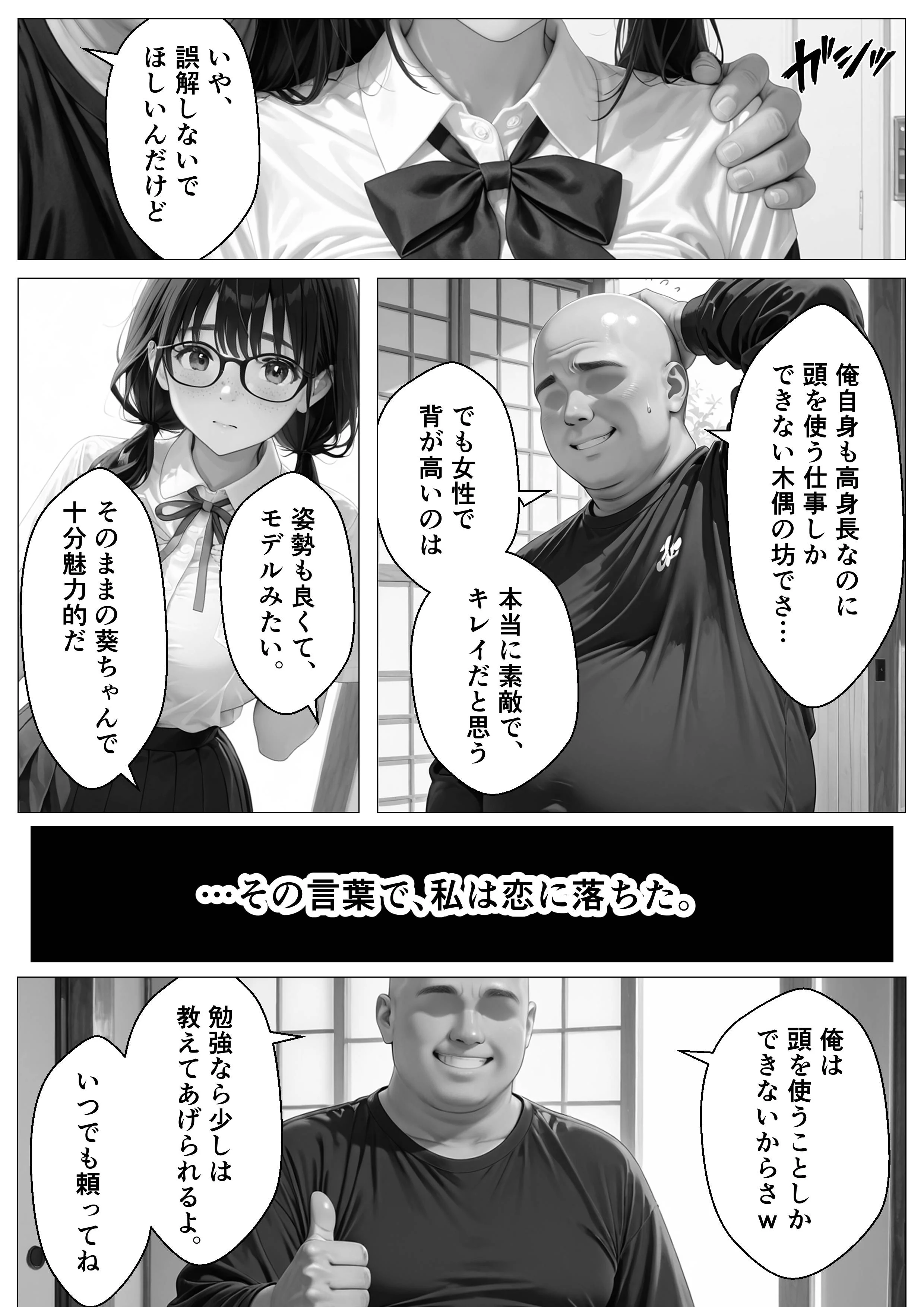 元上司に隠れて大事な巨乳JK愛娘を放尿アクメさせてみた話 辱め・制服・処女 サンプル8ページ目（オナット製造）