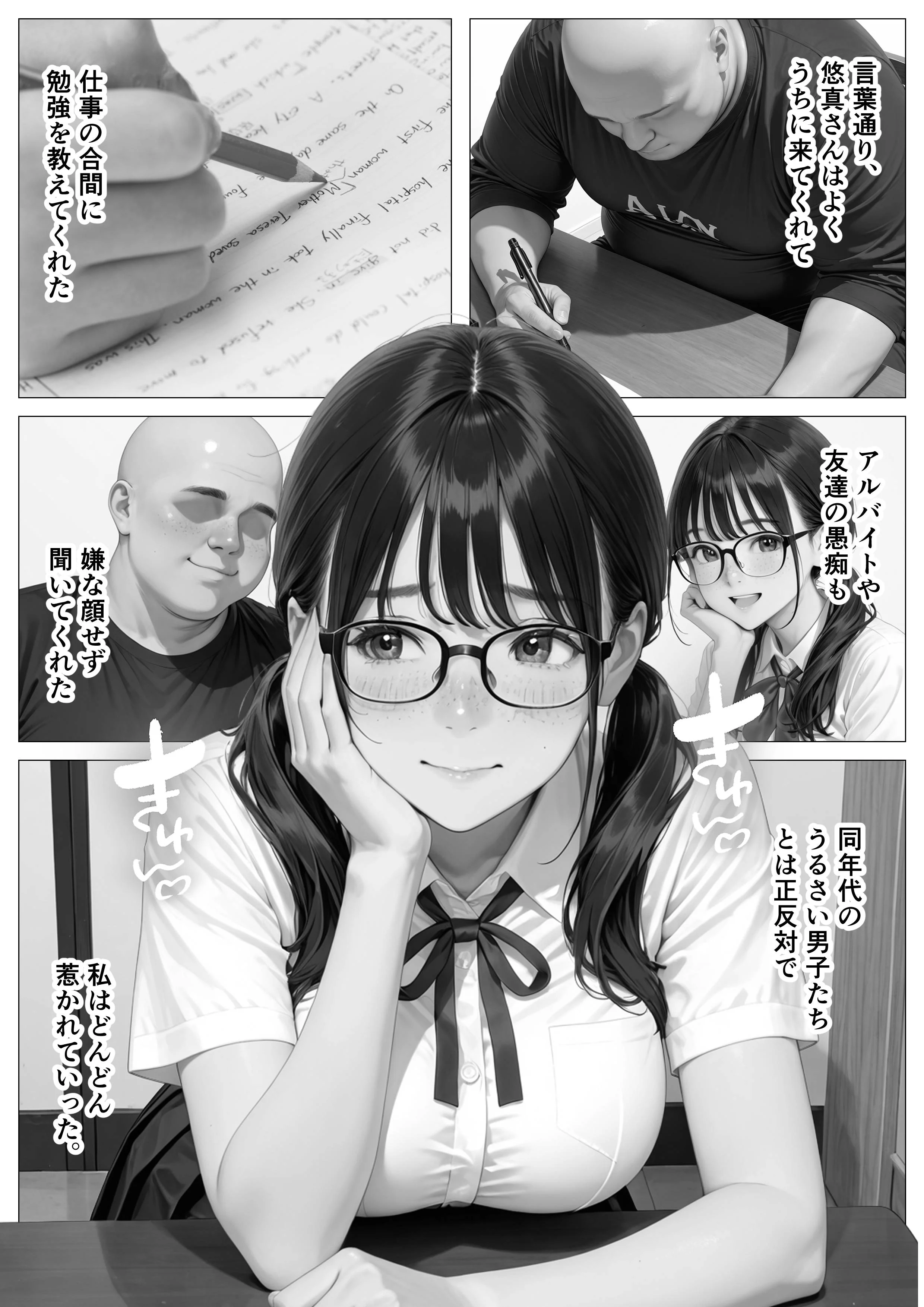 元上司に隠れて大事な巨乳JK愛娘を放尿アクメさせてみた話 辱め・制服・処女 サンプル9ページ目（オナット製造）